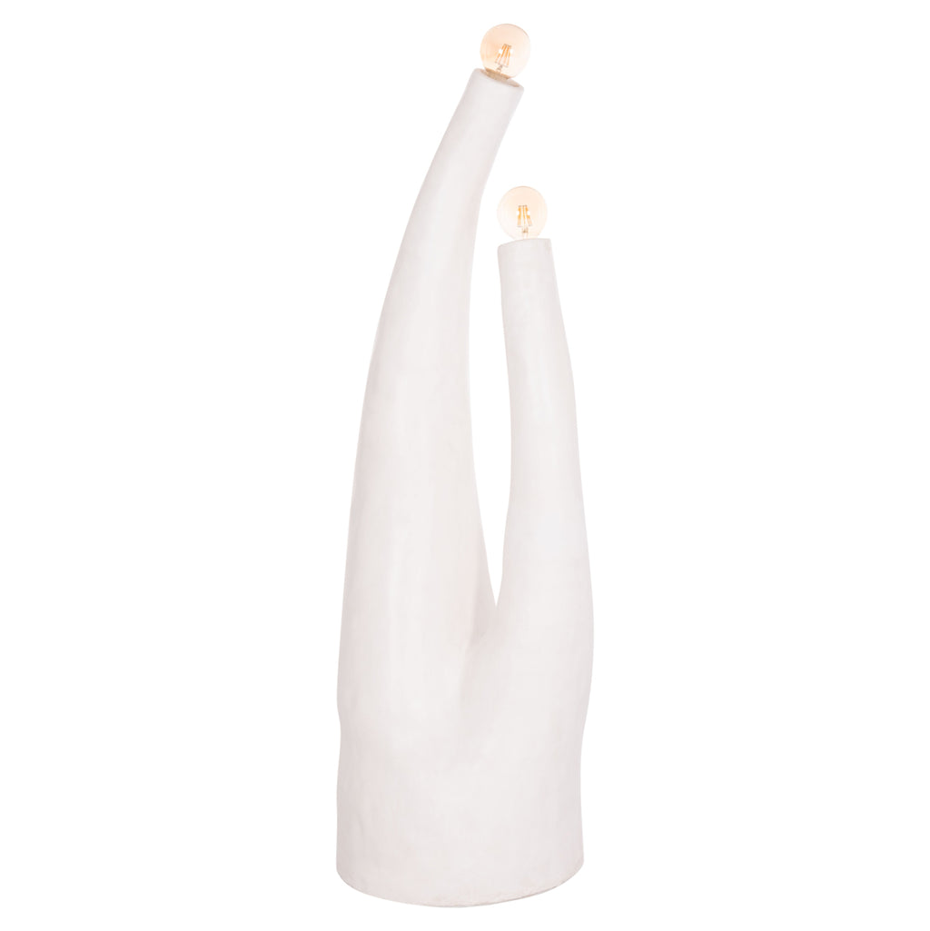 ΔΙΑΚΟΣΜΗΤΙΚΟ ΦΩΤΙΣΤΙΚΟ ΔΑΠΕΔΟΥ TUSKEN HM4702.02 FIBER CEMENT-ΛΕΥΚΟ 50x43x145Υεκ