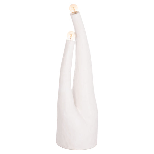 ΔΙΑΚΟΣΜΗΤΙΚΟ ΦΩΤΙΣΤΙΚΟ ΔΑΠΕΔΟΥ TUSKEN HM4702.02 FIBER CEMENT-ΛΕΥΚΟ 50x43x145Υεκ