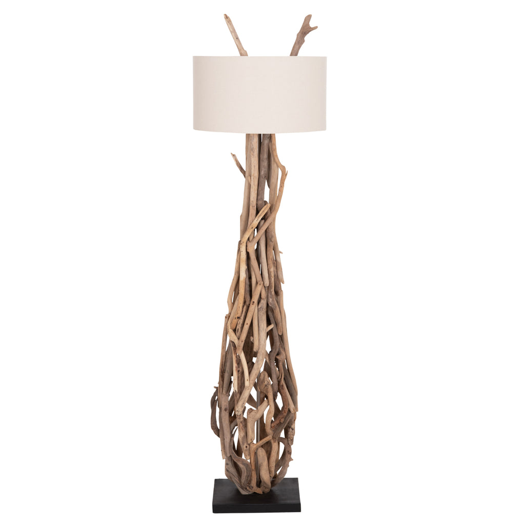 ΔΙΑΚΟΣΜΗΤΙΚΟ ΦΩΤΙΣΤΙΚΟ ΔΑΠΕΔΟΥ ALTAR HM4872 DRIFTWOOD--ΛΕΥΚΟ PVC Φ44.5x167Υεκ.