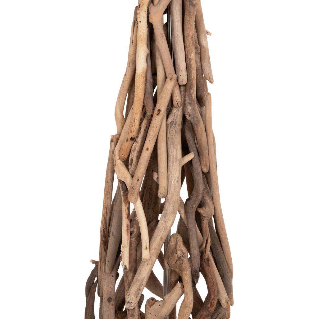 ΔΙΑΚΟΣΜΗΤΙΚΟ ΦΩΤΙΣΤΙΚΟ ΔΑΠΕΔΟΥ ALTAR HM4872 DRIFTWOOD--ΛΕΥΚΟ PVC Φ44.5x167Υεκ.