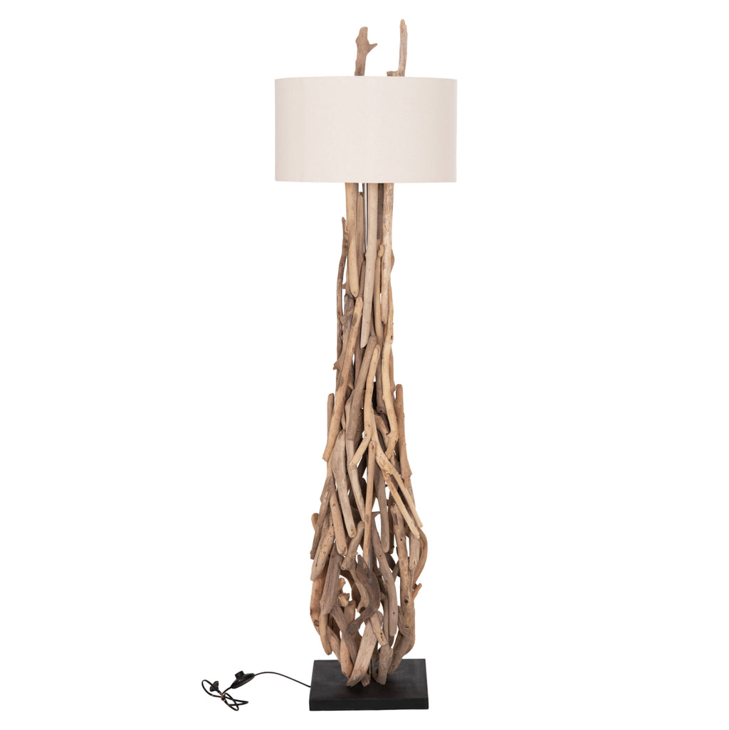 ΔΙΑΚΟΣΜΗΤΙΚΟ ΦΩΤΙΣΤΙΚΟ ΔΑΠΕΔΟΥ ALTAR HM4872 DRIFTWOOD--ΛΕΥΚΟ PVC Φ44.5x167Υεκ.