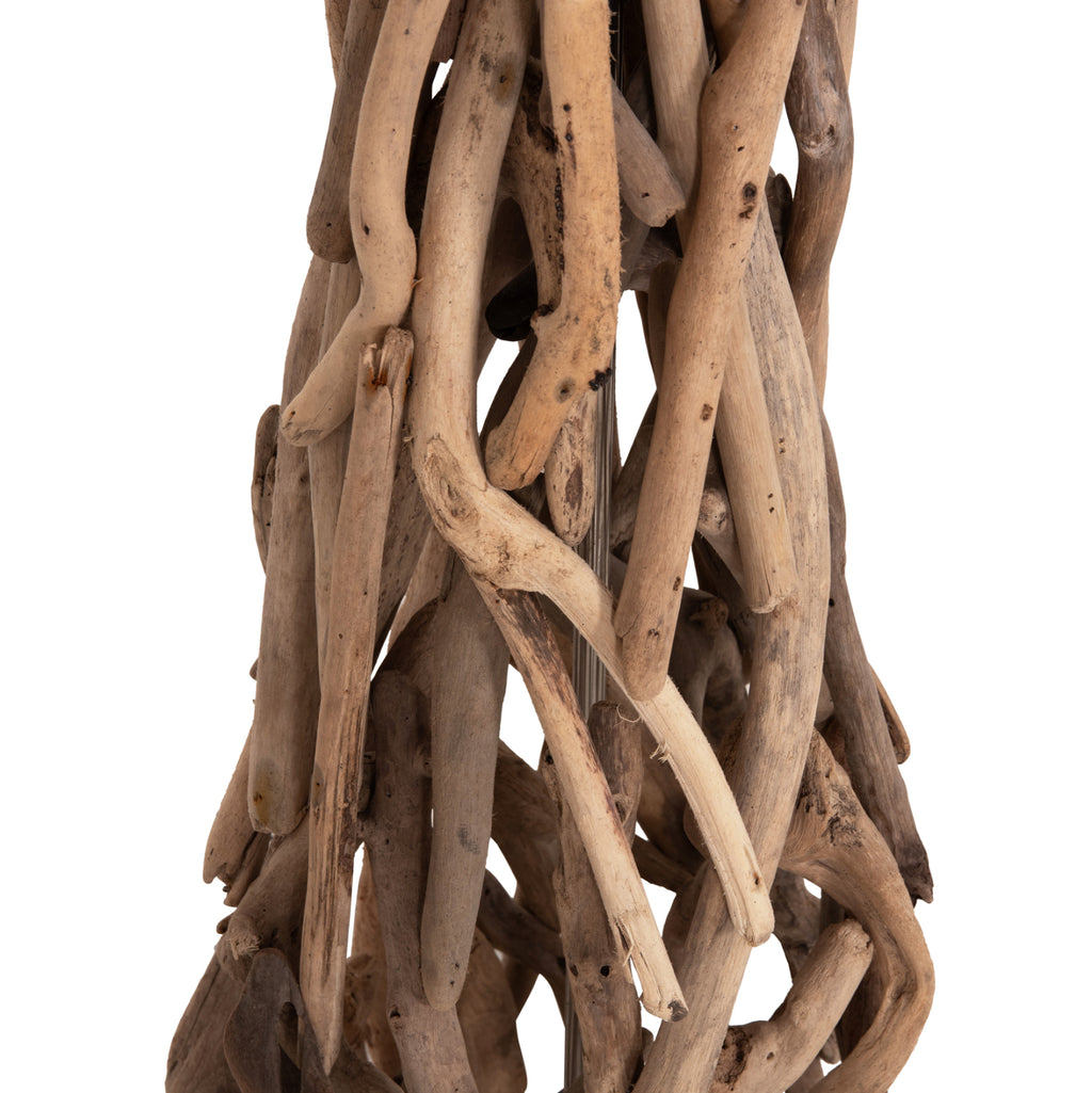ΔΙΑΚΟΣΜΗΤΙΚΟ ΦΩΤΙΣΤΙΚΟ ΔΑΠΕΔΟΥ ALTAR HM4872 DRIFTWOOD--ΛΕΥΚΟ PVC Φ44.5x167Υεκ.