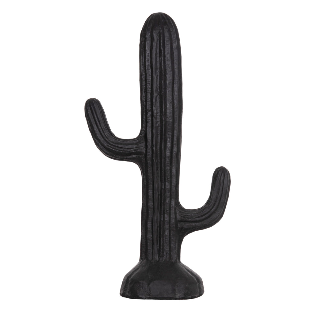 ΔΙΑΚΟΣΜΗΤΙΚΟΣ ΚΑΚΤΟΣ ΔΑΠΕΔΟΥ CACTUS HM4386.01L ΓΥΨΟΣ ΣΕ ΜΑΥΡΟ 63x37x150Υεκ.