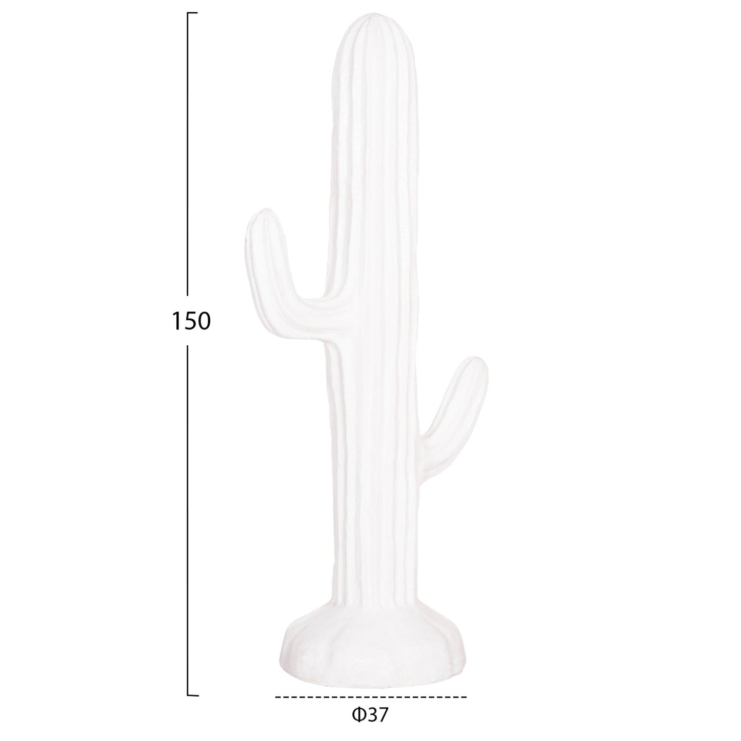 ΔΙΑΚΟΣΜΗΤΙΚΟΣ ΚΑΚΤΟΣ ΔΑΠΕΔΟΥ CACTUS HM4386.02L ΓΥΨΟΣ ΣΕ ΛΕΥΚΟ 63x37x150Υεκ.