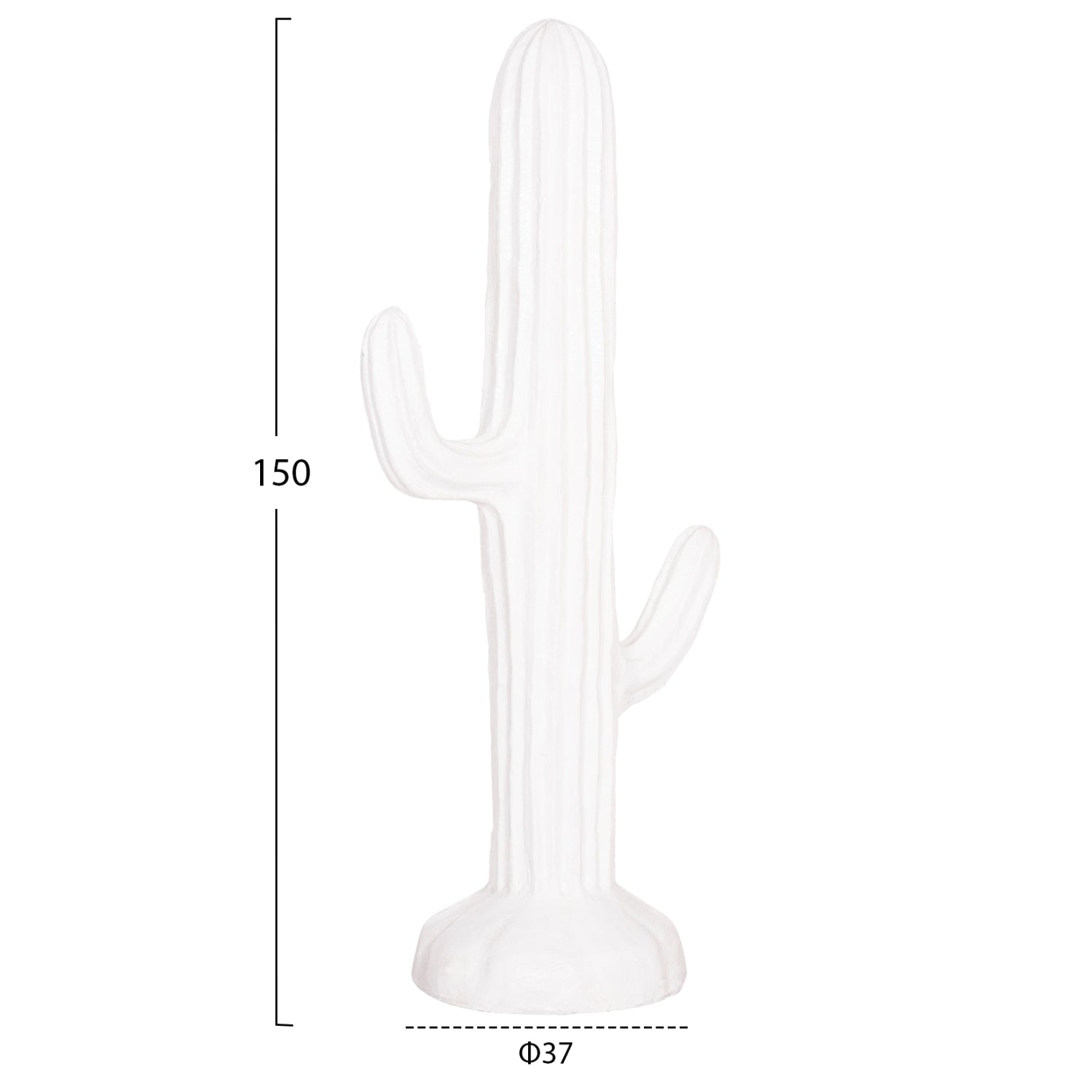 ΔΙΑΚΟΣΜΗΤΙΚΟΣ ΚΑΚΤΟΣ ΔΑΠΕΔΟΥ CACTUS HM4386.02L ΓΥΨΟΣ ΣΕ ΛΕΥΚΟ 63x37x150Υεκ.
