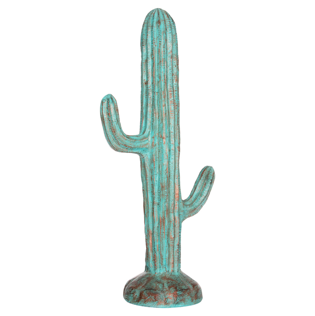 ΔΙΑΚΟΣΜΗΤΙΚΟΣ ΚΑΚΤΟΣ ΔΑΠΕΔΟΥ CACTUS HM4386.03L ΓΥΨΟΣ ΣΕ ΤΙΡΚΟΥΑΖ 63x37x150Υεκ.