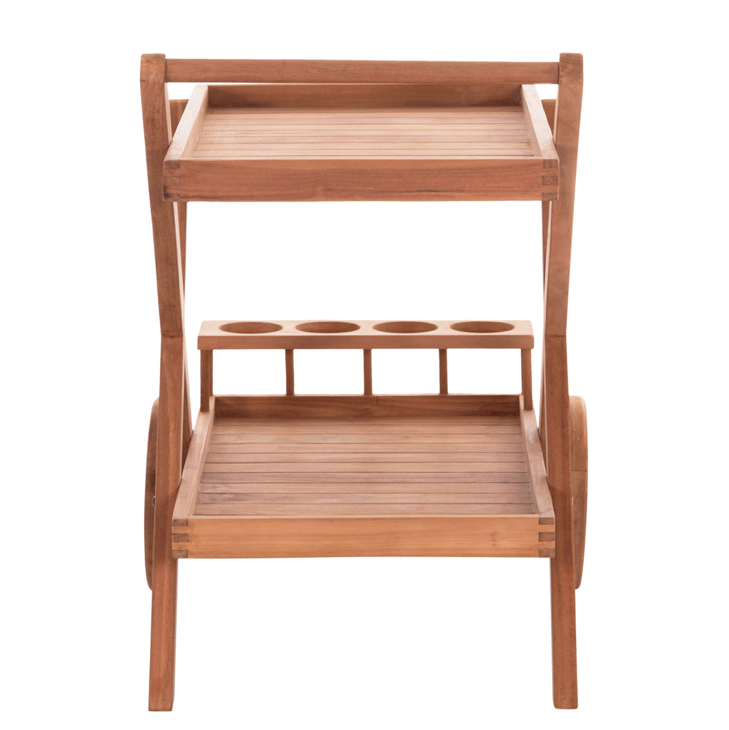 ΔΙΣΚΟΣ ΣΕΡΒΙΡΙΣΜΑΤΟΣ ΣΕ ΤΡΟΛΕΥ ALFRED HM4579 ΞΥΛΟ TEAK--ΦΥΣΙΚΟ 86x56x80Υεκ.