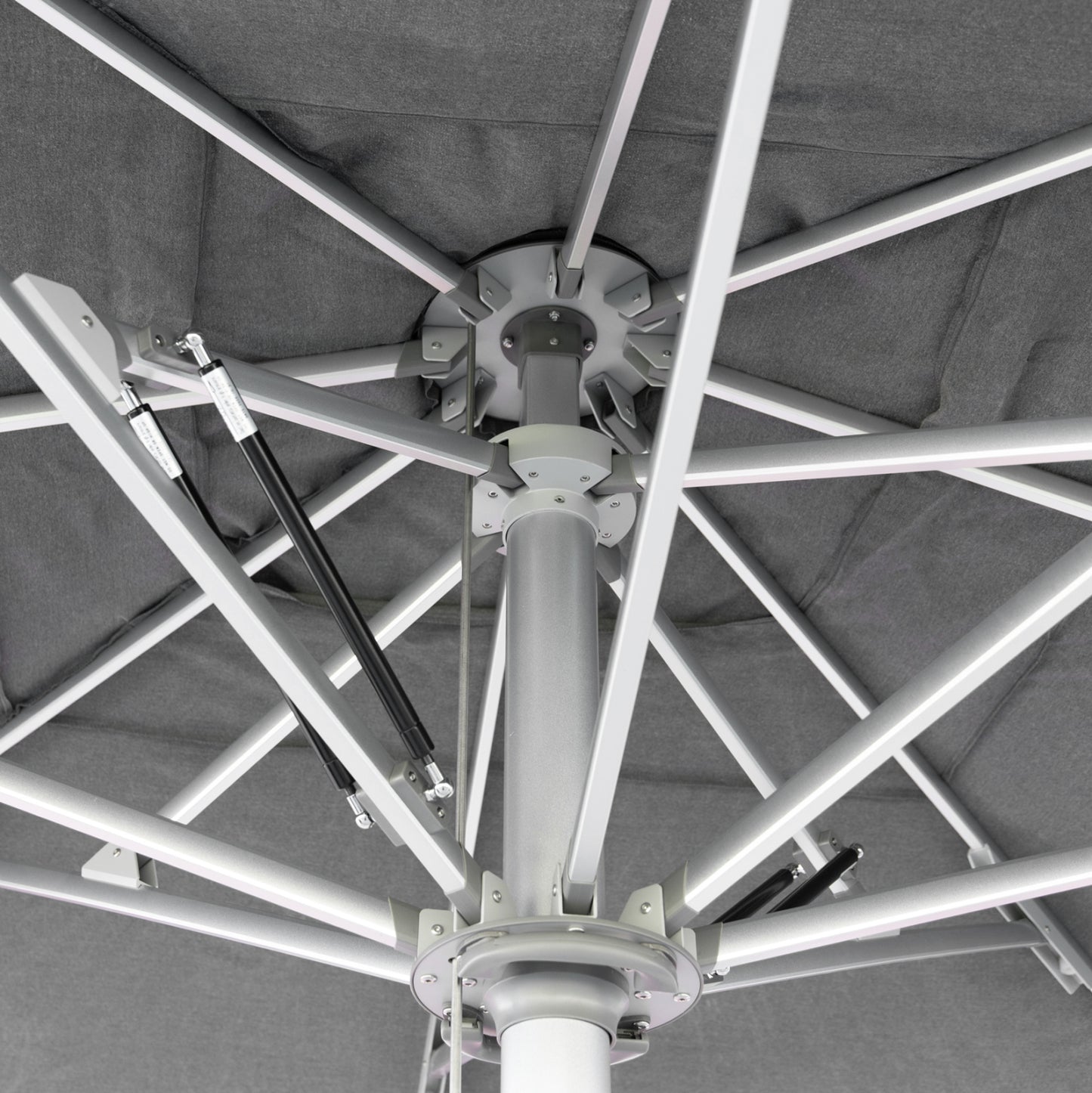 ΕΠΑΓΓΕΛΜΑΤΙΚΗ ΟΜΠΡΕΛΑ 4x4x3,55Yμ GLADELL HM6605.01 ΑΝΟΔ.ΑΛΟΥΜΙΝΙΟ-ΑΚΡΥΛΙΚΟ ΠΑΝΙ