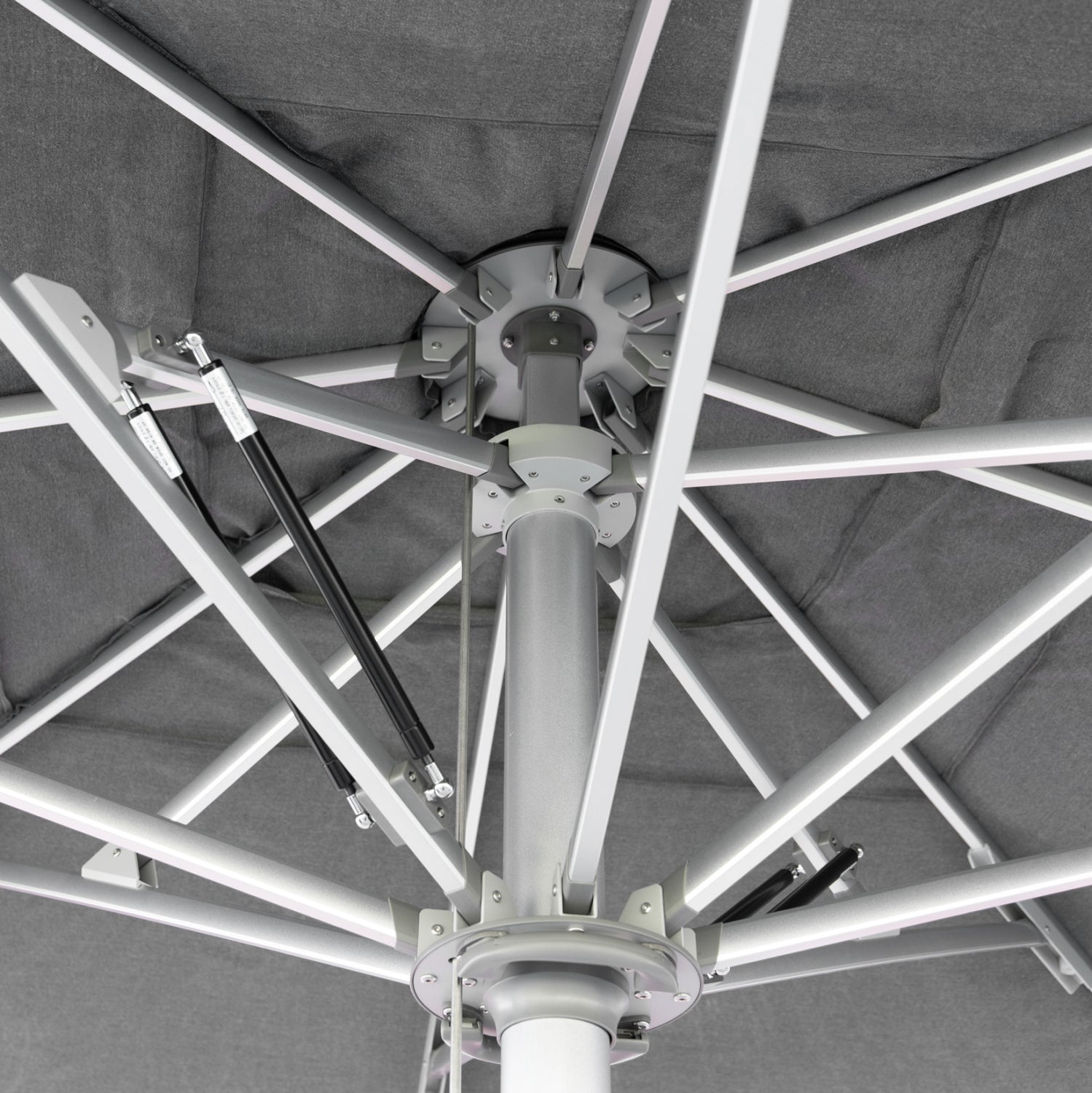ΕΠΑΓΓΕΛΜΑΤΙΚΗ ΟΜΠΡΕΛΑ 4x4x3,55Yμ GLADELL HM6605.01 ΑΝΟΔ.ΑΛΟΥΜΙΝΙΟ-ΑΚΡΥΛΙΚΟ ΠΑΝΙ