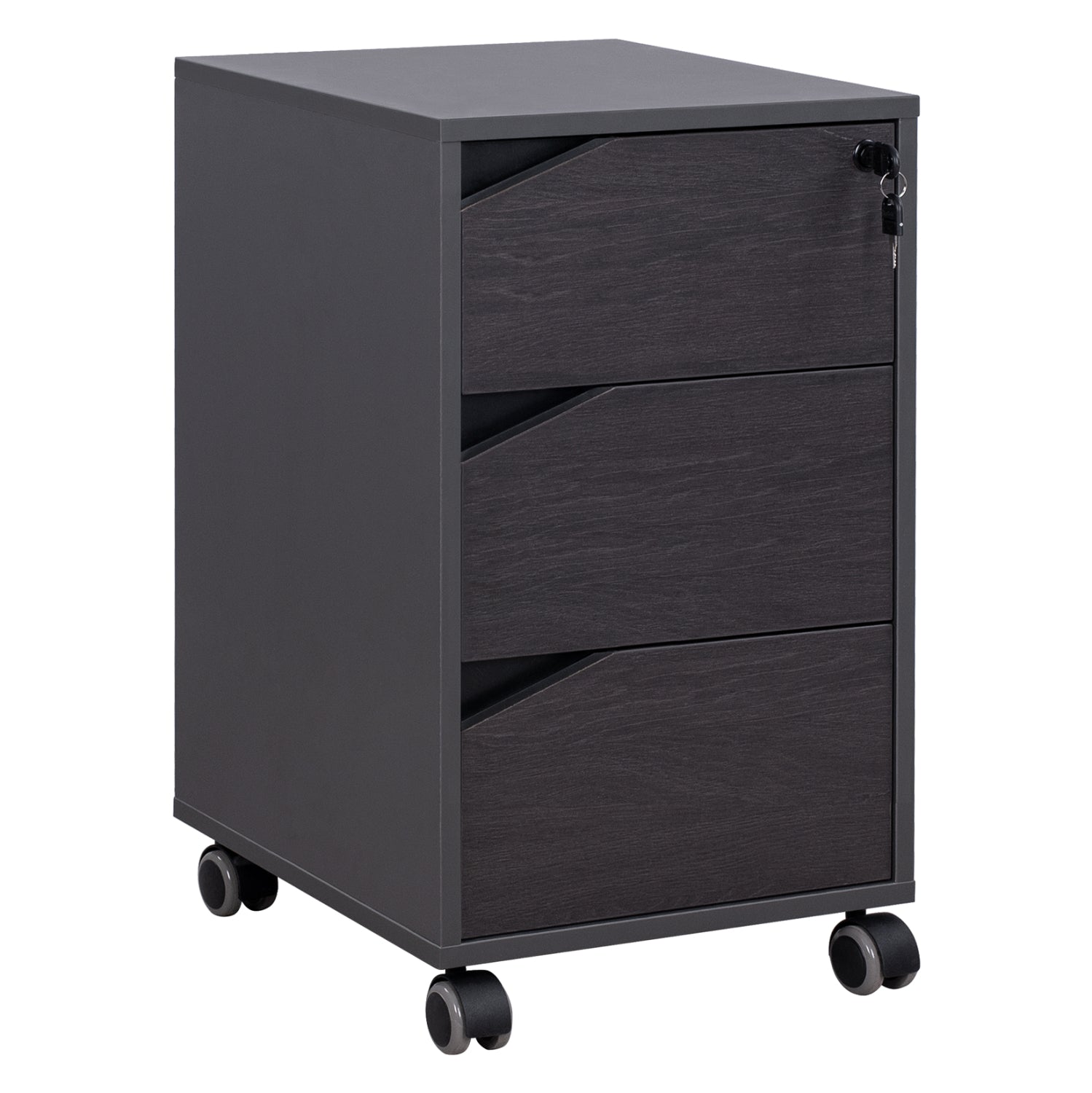 ΕΠΑΓΓΕΛΜΑΤΙΚΗ ΣΥΡΤΑΡΙΕΡΑ ΓΡΑΦΕΙΟΥ ΜΕ ΡΟΔΑΚΙΑ ROSEWOOD HM2108 40X42X60Y εκ.