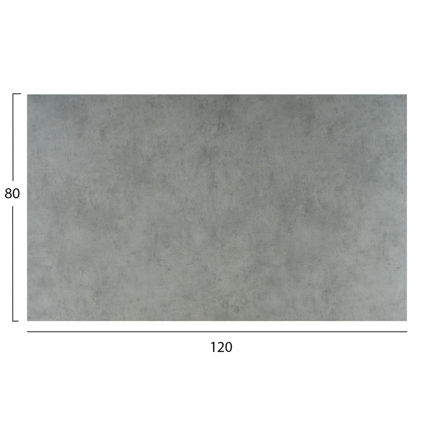 ΕΠΙΦΑΝΕΙΑ ΤΡΑΠΕΖΙΟΥ HPL ΟΡΘΟΓΩΝΙΑ HM5840.32 CEMENT 120x80εκ.