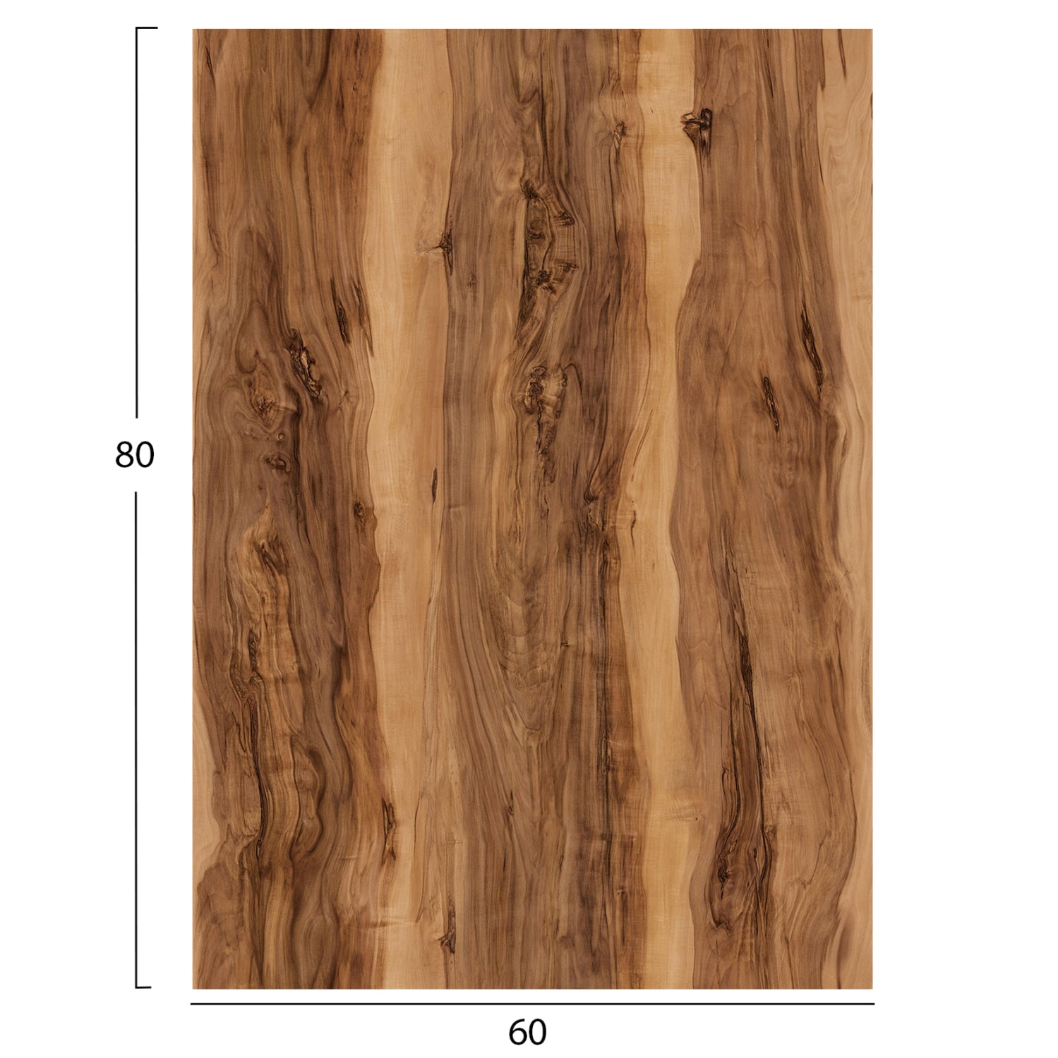 ΕΠΙΦΑΝΕΙΑ ΤΡΑΠΕΖΙΟΥ HPL ΟΡΘΟΓΩΝΙΑ HM6350.30 INDIAN SHEESHAM 60x80εκ.