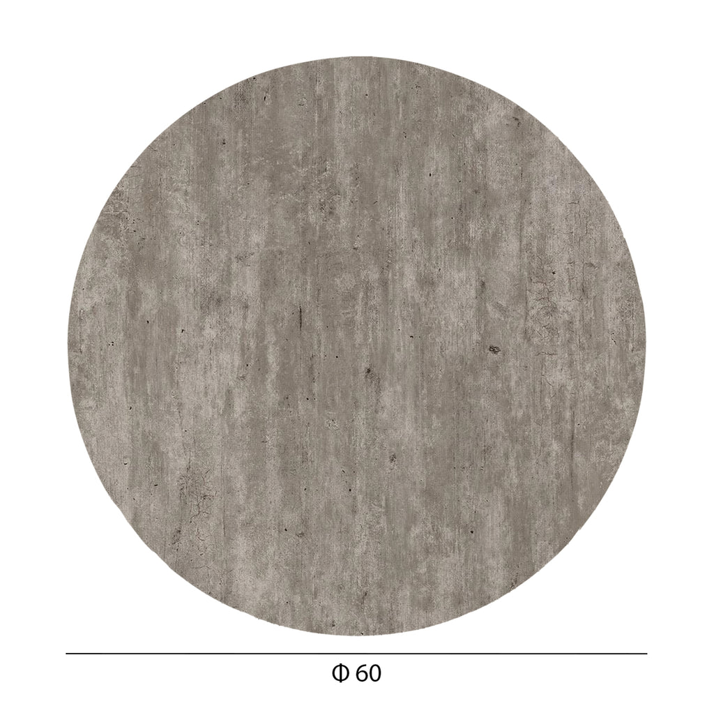 ΕΠΙΦΑΝΕΙΑ ΤΡΑΠΕΖΙΟΥ HPL ΣΤΡΟΓΓΥΛΗ HM5841.37 CONCRETE Φ60εκ.