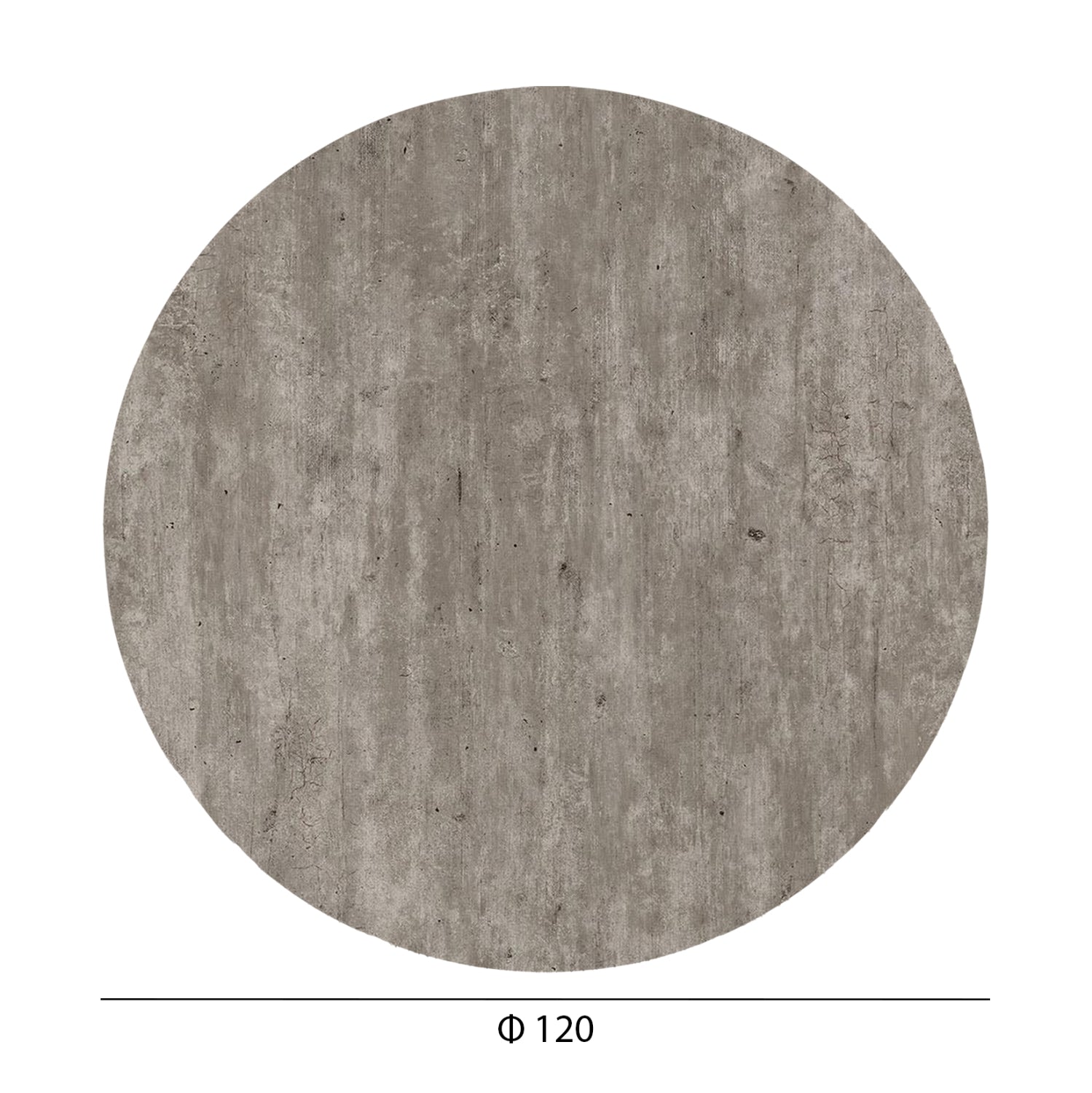 ΕΠΙΦΑΝΕΙΑ ΤΡΑΠΕΖΙΟΥ HPL ΣΤΡΟΓΓΥΛΗ HM6351.37 CONCRETE Φ120εκ.