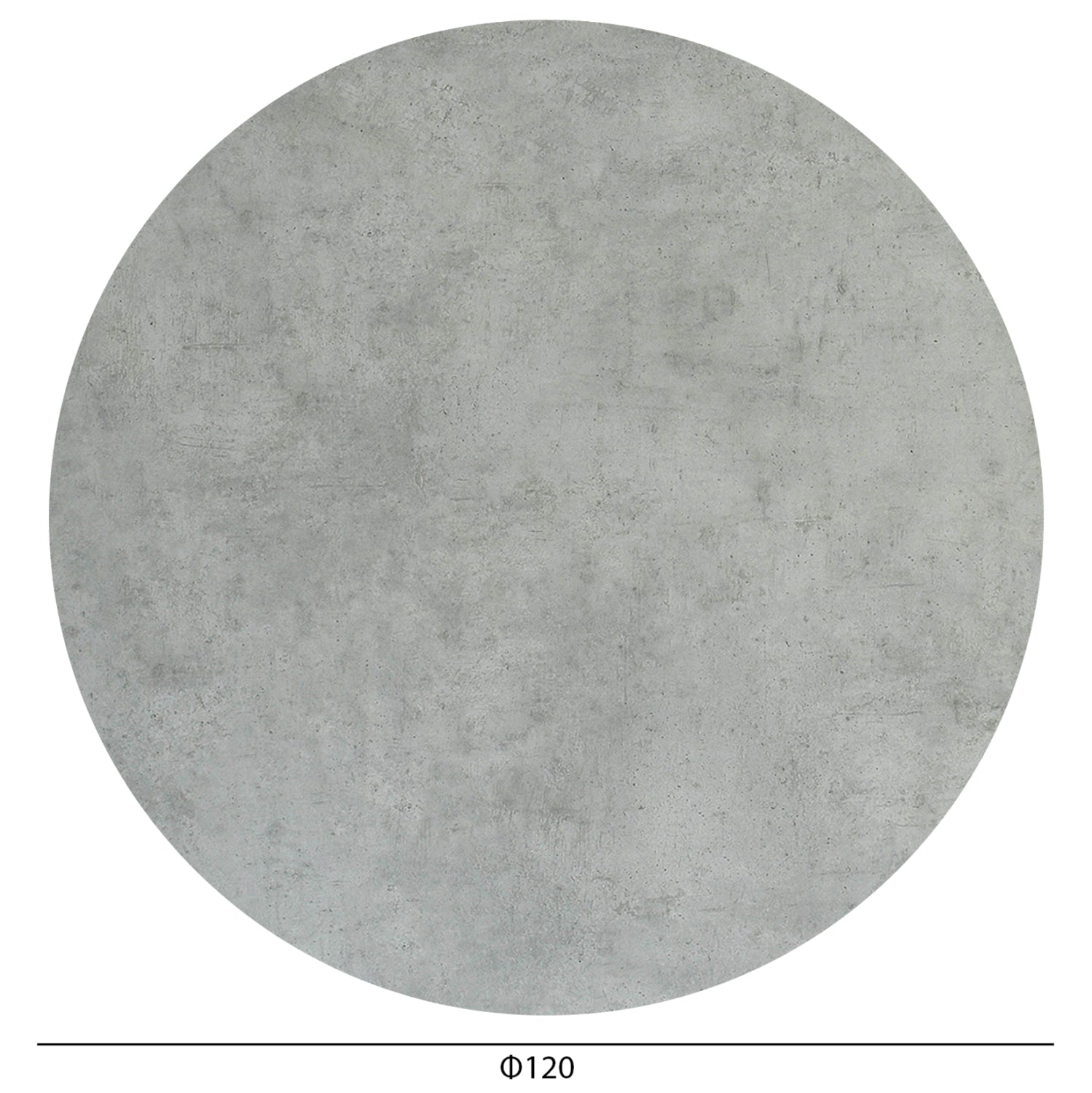 ΕΠΙΦΑΝΕΙΑ ΤΡΑΠΕΖΙΟΥ HPL ΣΤΡΟΓΓΥΛΗ HM6351.32 CEMENT Φ120εκ.