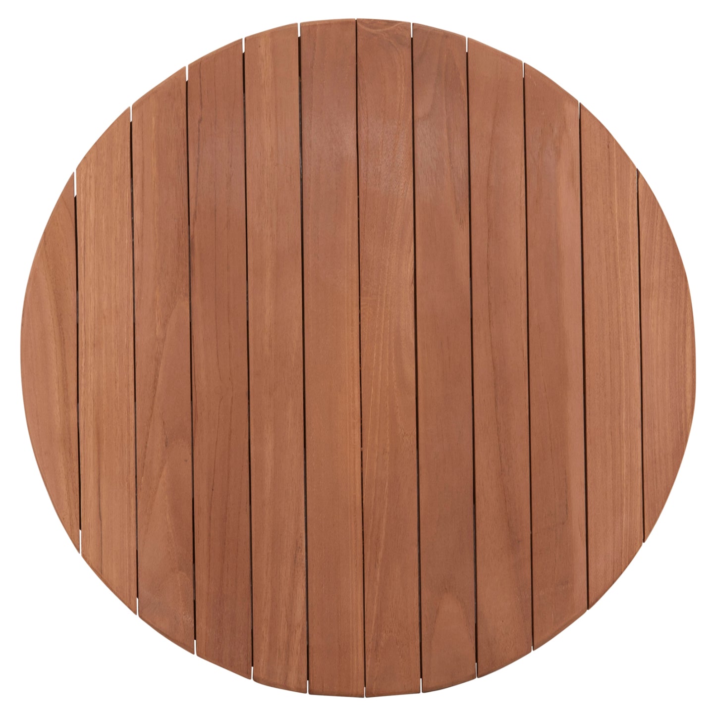 ΕΠΙΦΑΝΕΙΑ ΤΡΑΠΕΖΙΟΥ ΣΤΡΟΓΓΥΛΗ HM18132 ΞΥΛΟ TEAK--ΦΥΣΙΚΟ Φ60x4(πάχος)εκ.