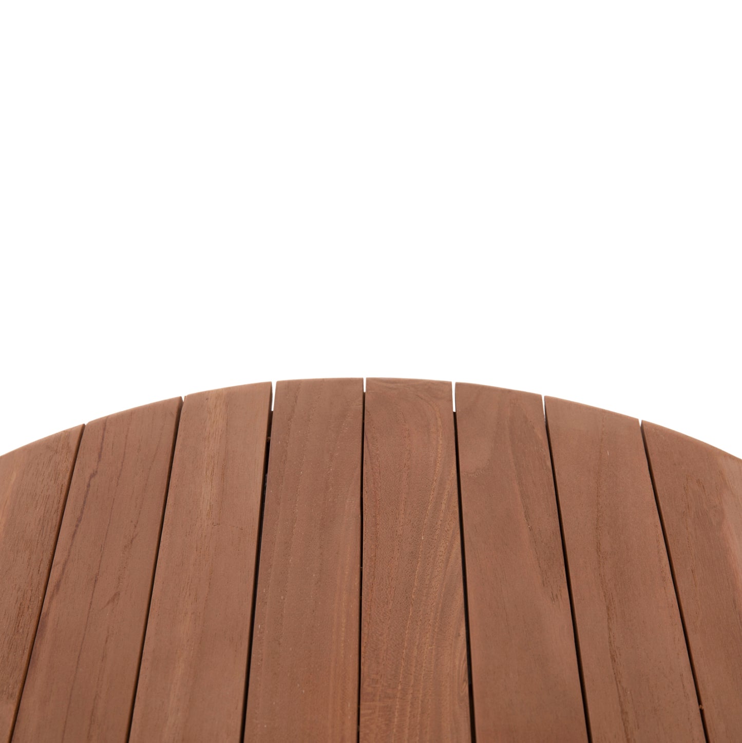 ΕΠΙΦΑΝΕΙΑ ΤΡΑΠΕΖΙΟΥ ΣΤΡΟΓΓΥΛΗ HM18132 ΞΥΛΟ TEAK--ΦΥΣΙΚΟ Φ60x4(πάχος)εκ.