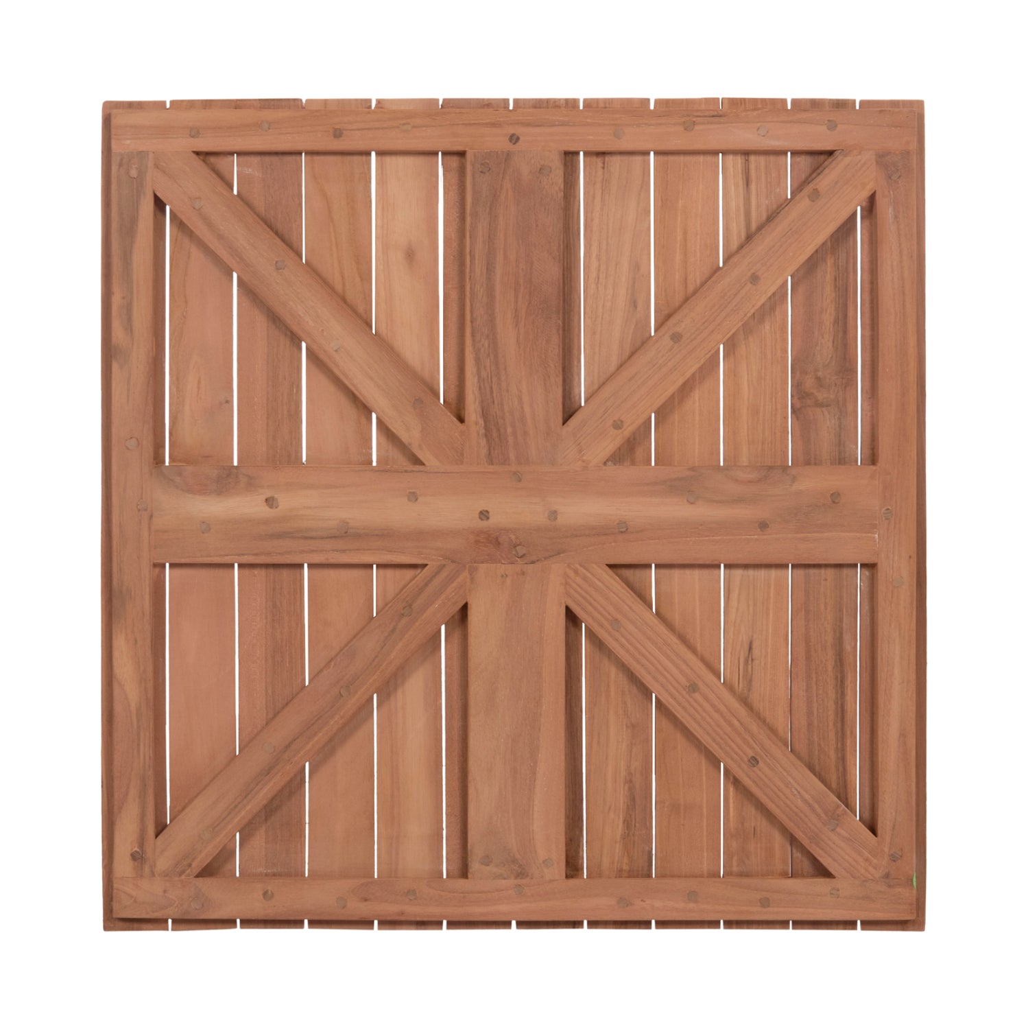 ΕΠΙΦΑΝΕΙΑ ΤΡΑΠΕΖΙΟΥ ΤΕΤΡΑΓΩΝΗ HM18135 ΞΥΛΟ TEAK--ΦΥΣΙΚΟ 60x60x4(πάχος)εκ.
