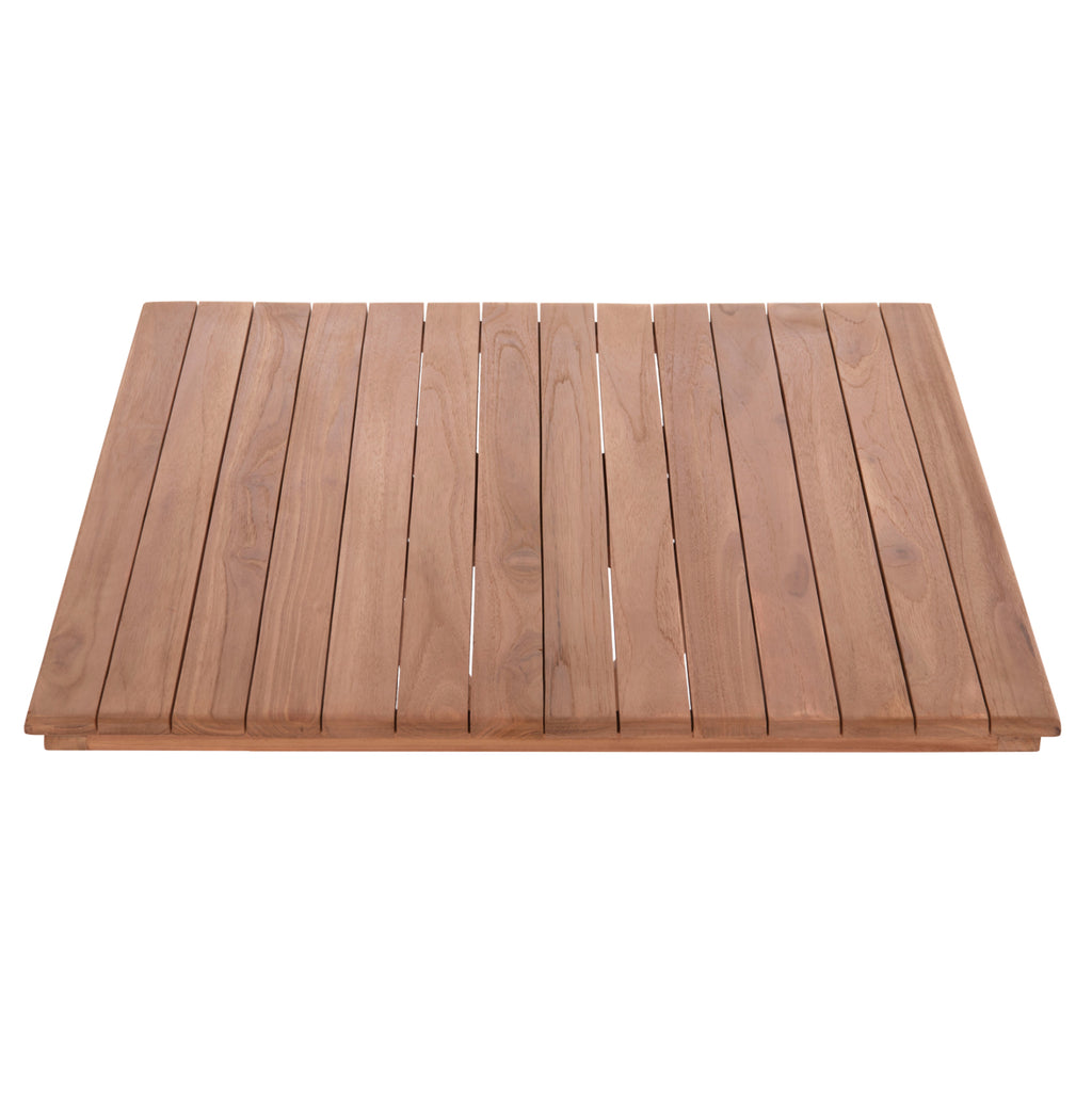 ΕΠΙΦΑΝΕΙΑ ΤΡΑΠΕΖΙΟΥ ΤΕΤΡΑΓΩΝΗ HM18136 ΞΥΛΟ TEAK--ΦΥΣΙΚΟ 70x70x4(πάχος)εκ.