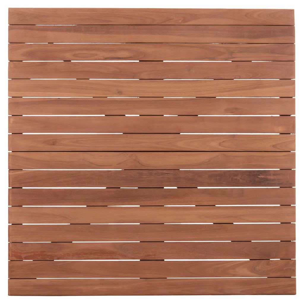 ΕΠΙΦΑΝΕΙΑ ΤΡΑΠΕΖΙΟΥ ΤΕΤΡΑΓΩΝΗ HM18137 ΞΥΛΟ TEAK--ΦΥΣΙΚΟ 80x80x4(πάχος)εκ.