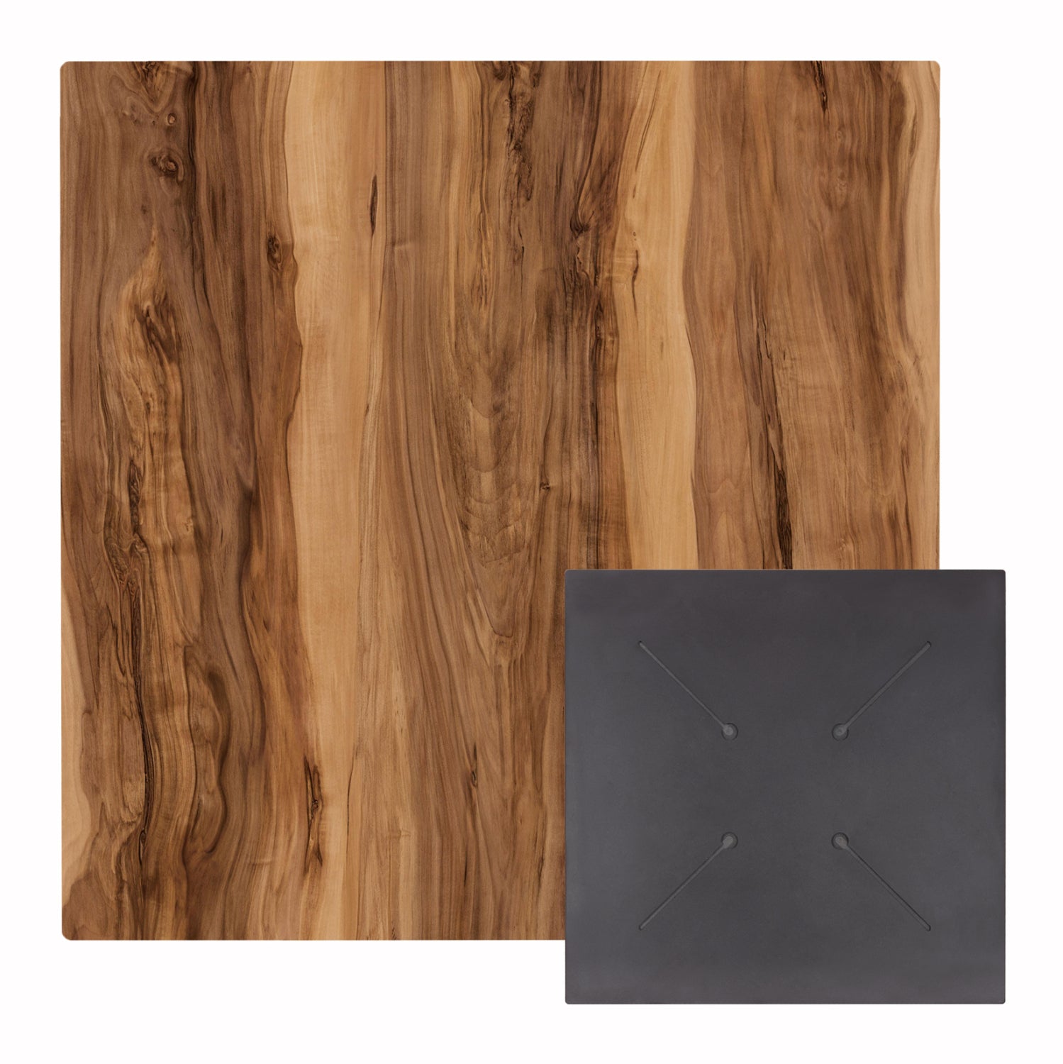 ΕΠΙΦΑΝΕΙΑ ΤΡΑΠΕΖΙΟΥ ΤΕΤΡΑΓΩΝΗ HPL HM5838.30 INDIAN SHEESHAM 70x70εκ