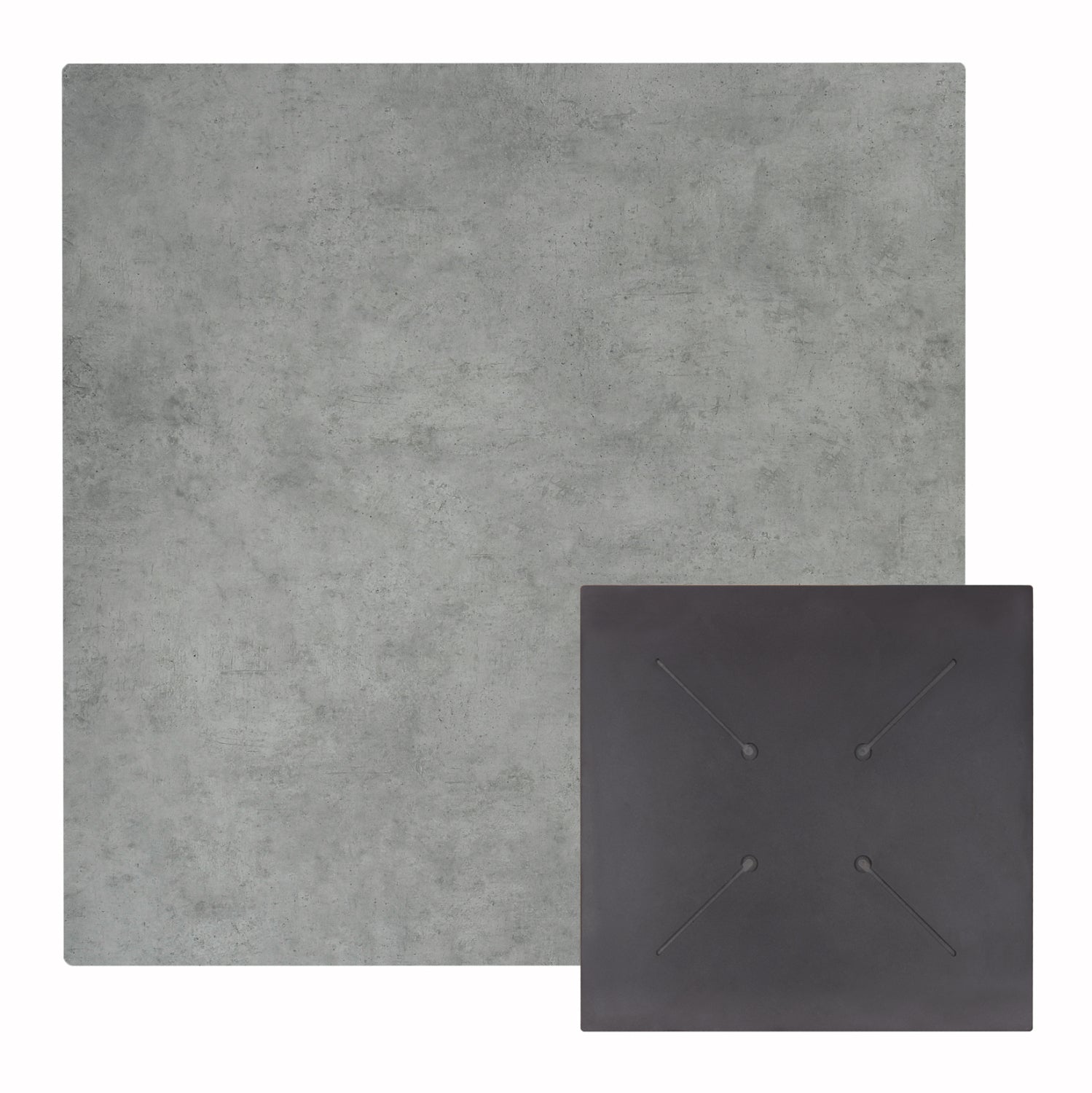 ΕΠΙΦΑΝΕΙΑ ΤΡΑΠΕΖΙΟΥ ΤΕΤΡΑΓΩΝΗ HPL HM5839.32 CEMENT 80x80εκ