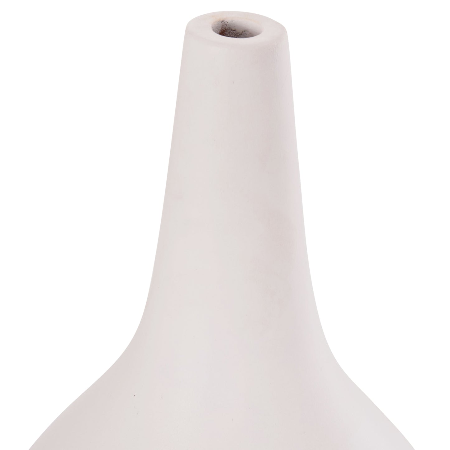ΕΠΙΤΡΑΠΕΖΙΟ ΔΙΑΚΟΣΜΗΤΙΚΟ ΒΑΖΟ DENI HM4663.02L FIBER CEMENT ΣΕ ΛΕΥΚΟ--Φ26x39Υεκ