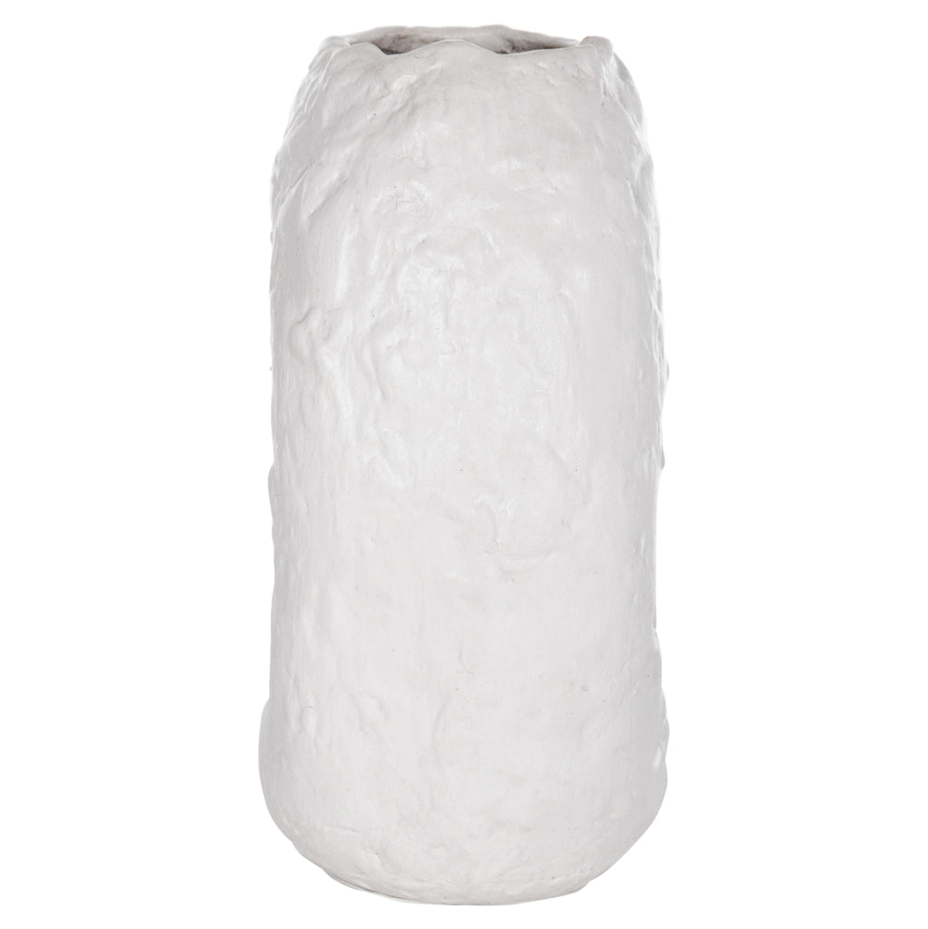 ΕΠΙΤΡΑΠΕΖΙΟ ΔΙΑΚΟΣΜΗΤΙΚΟ ΒΑΖΟ NAMENTIS HM4673.02L ΛΕΥΚΗ ΤΕΡΑΚΟΤΑ--26.5x16x36.5Υεκ