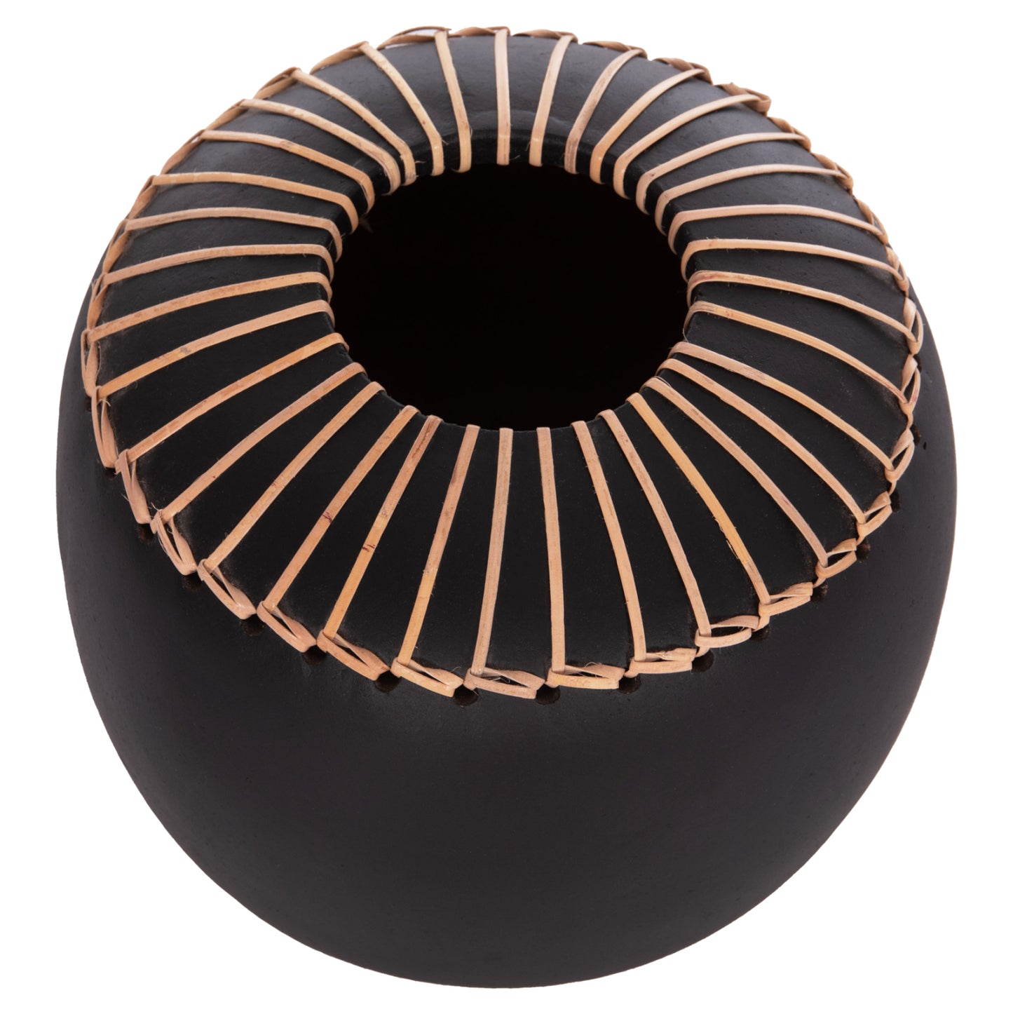 ΕΠΙΤΡΑΠΕΖΙΟ ΔΙΑΚΟΣΜΗΤΙΚΟ ΒΑΖΟ LENNOX HM4675.01L TΕΡΑΚΟΤΑ ΣΕ ΜΑΥΡΟ--Φ22x20Υεκ.
