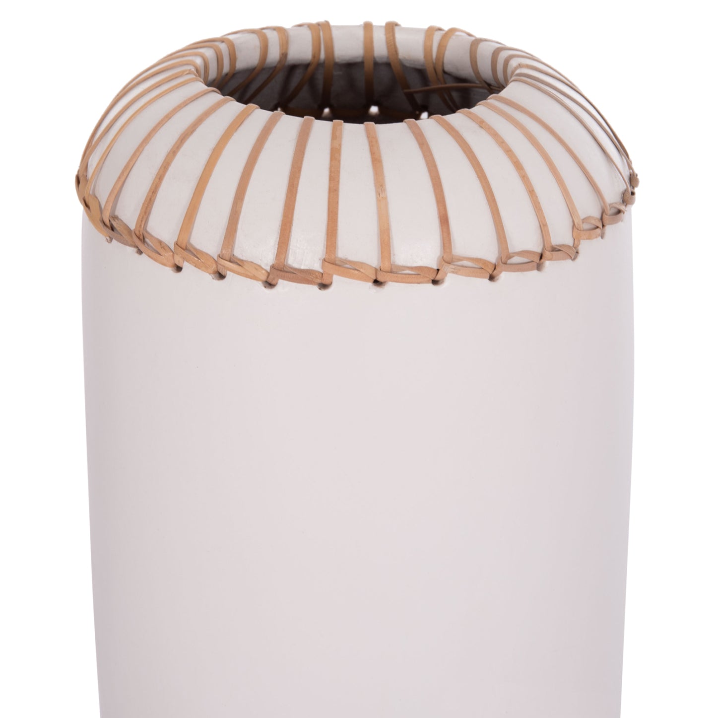 ΕΠΙΤΡΑΠΕΖΙΟ ΔΙΑΚΟΣΜΗΤΙΚΟ ΒΑΖΟ LENNOX HM4675.02S TΕΡΑΚΟΤΑ ΣΕ ΛΕΥΚΟ--Φ18x33Υεκ.