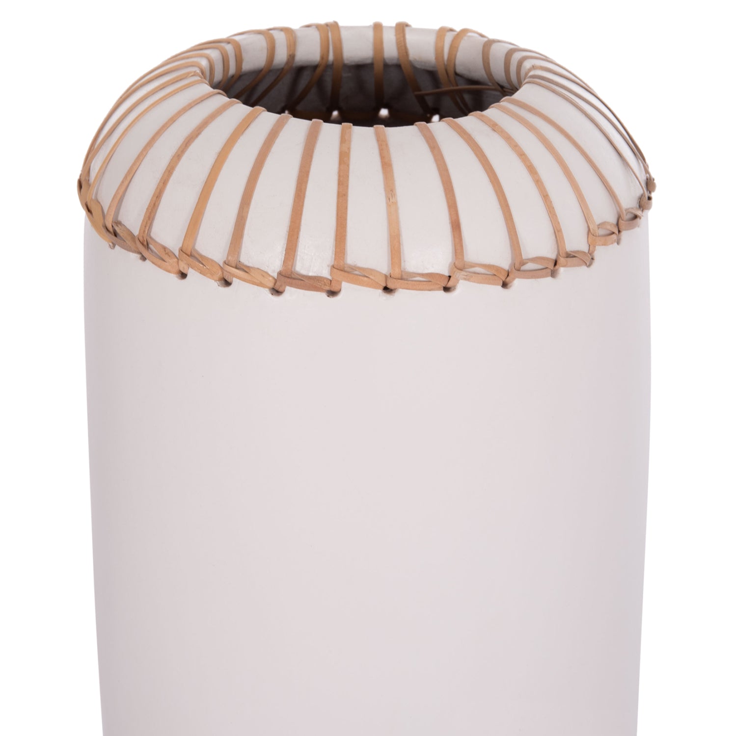 ΕΠΙΤΡΑΠΕΖΙΟ ΔΙΑΚΟΣΜΗΤΙΚΟ ΒΑΖΟ LENNOX HM4675.02S TΕΡΑΚΟΤΑ ΣΕ ΛΕΥΚΟ--Φ18x33Υεκ.