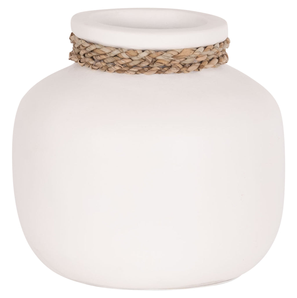 ΕΠΙΤΡΑΠΕΖΙΟ ΔΙΑΚΟΣΜΗΤΙΚΟ ΒΑΖΟ CAMMER HM4687.02S ΤΕΡΑΚΟΤΑ ΣΕ ΛΕΥΚΟ--Φ22x20Υεκ.