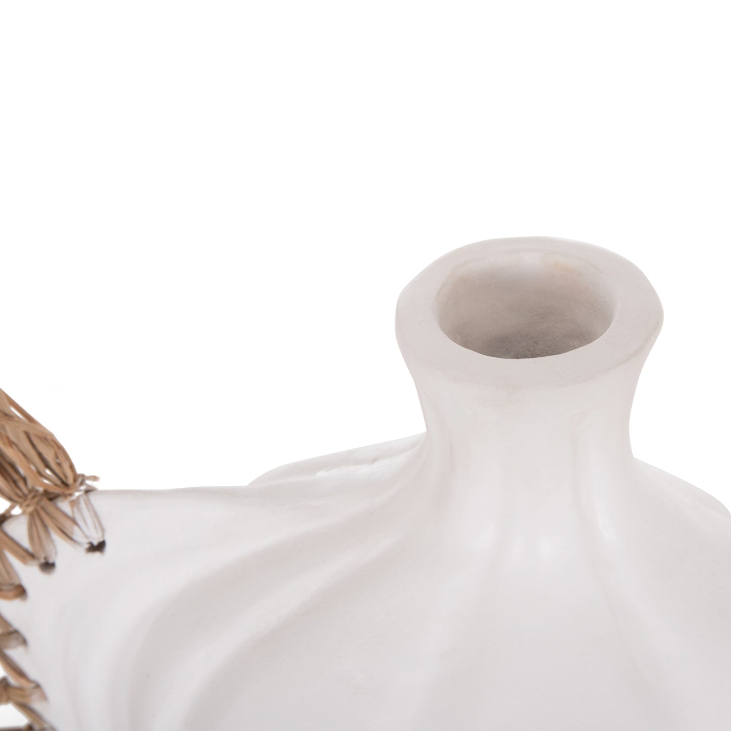 ΕΠΙΤΡΑΠΕΖΙΟ ΔΙΑΚΟΣΜΗΤΙΚΟ JEBB HM4689.02 ΛΕΥΚΗ ΤΕΡΑΚΟΤΑ & GRASS--32x15x33Υεκ.