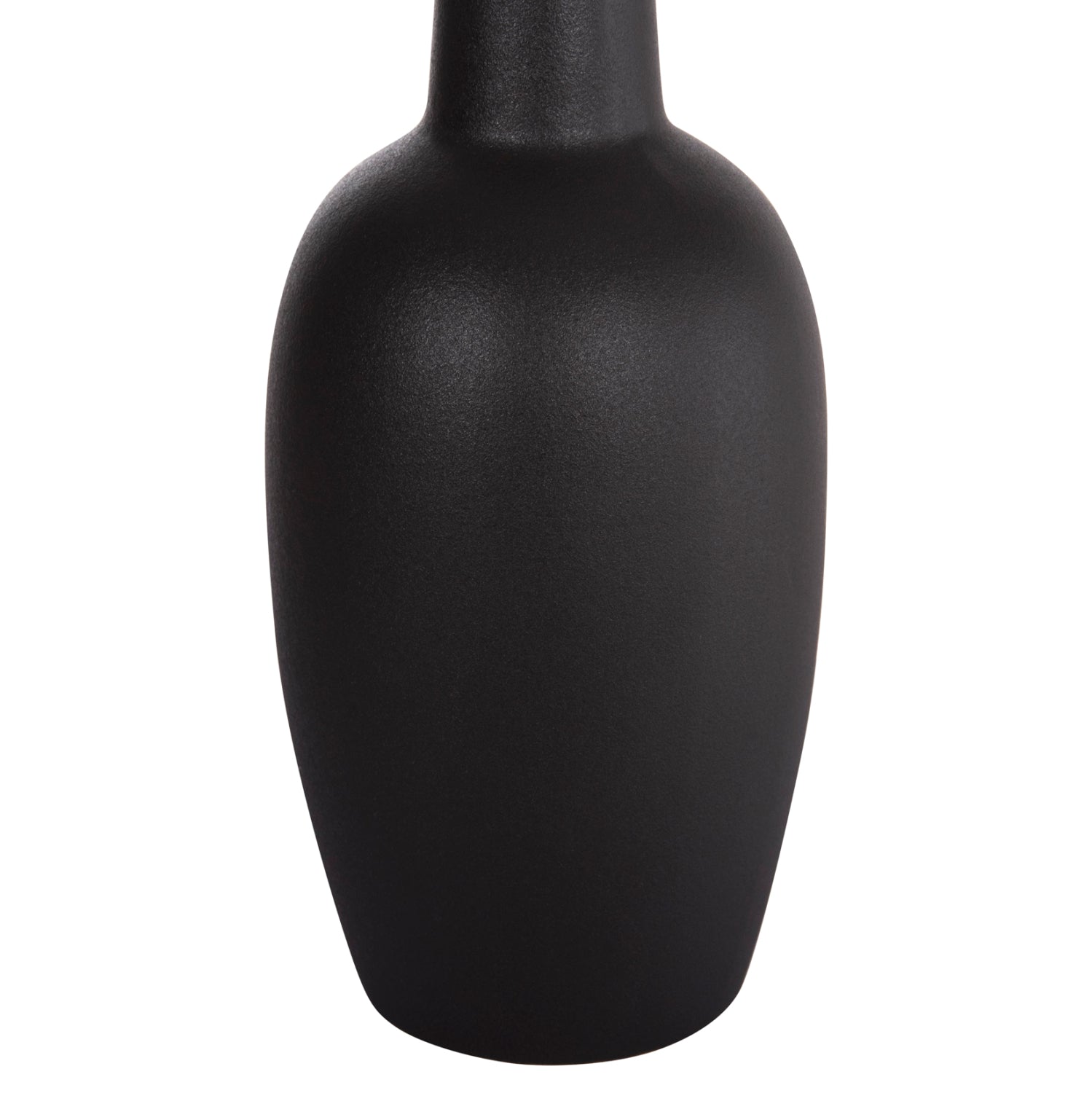 ΕΠΙΤΡΑΠΕΖΙΟ ΚΕΡΑΜΙΚΟ ΔΙΑΚΟΣΜΗΤΙΚΟ ELENDIL HM4592.02 ΜΑΥΡΟ ΜΑΤ Φ10x30Υεκ