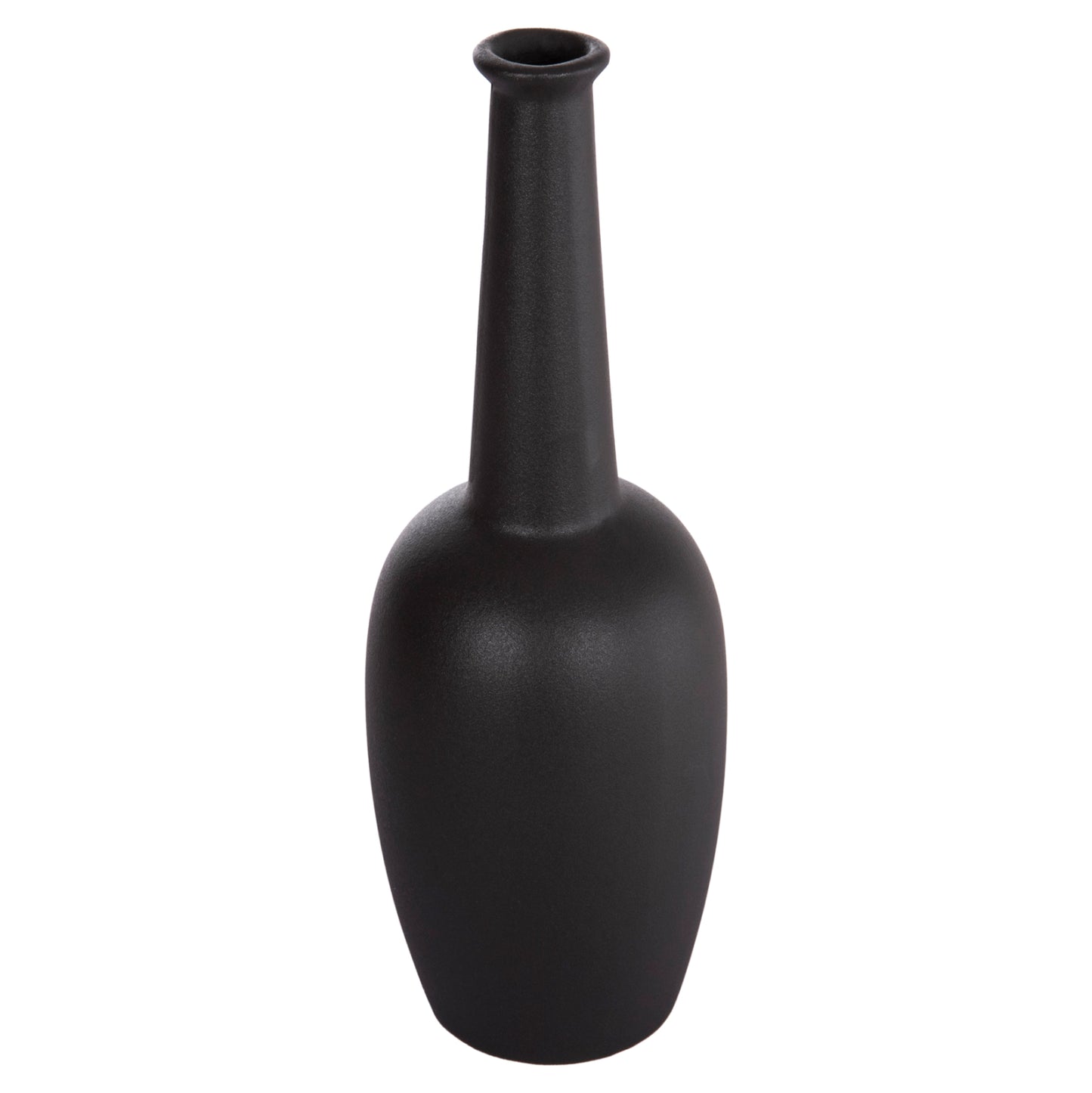ΕΠΙΤΡΑΠΕΖΙΟ ΚΕΡΑΜΙΚΟ ΔΙΑΚΟΣΜΗΤΙΚΟ ELENDIL HM4592.02 ΜΑΥΡΟ ΜΑΤ Φ10x30Υεκ