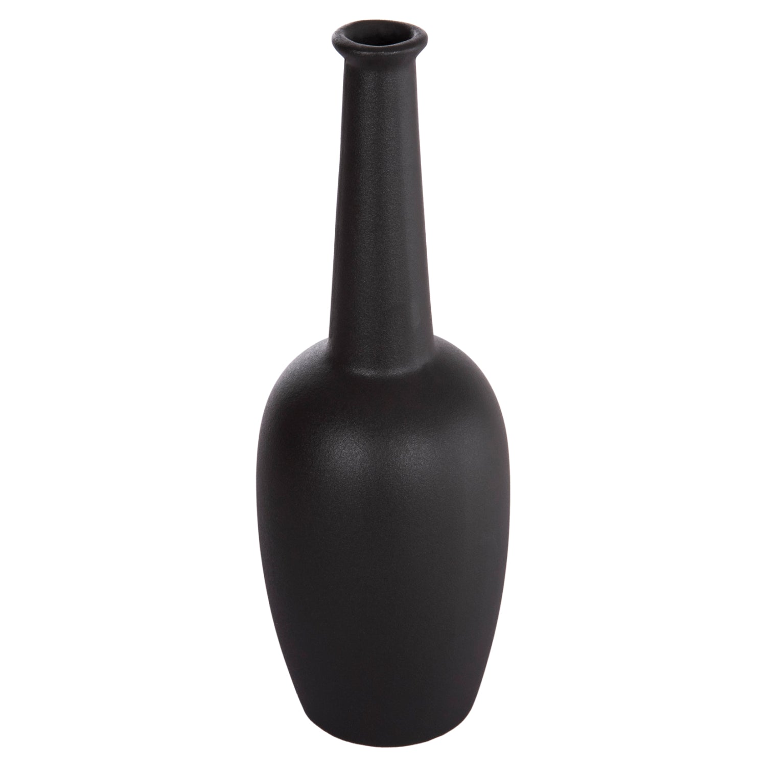 ΕΠΙΤΡΑΠΕΖΙΟ ΚΕΡΑΜΙΚΟ ΔΙΑΚΟΣΜΗΤΙΚΟ ELENDIL HM4592.02 ΜΑΥΡΟ ΜΑΤ Φ10x30Υεκ