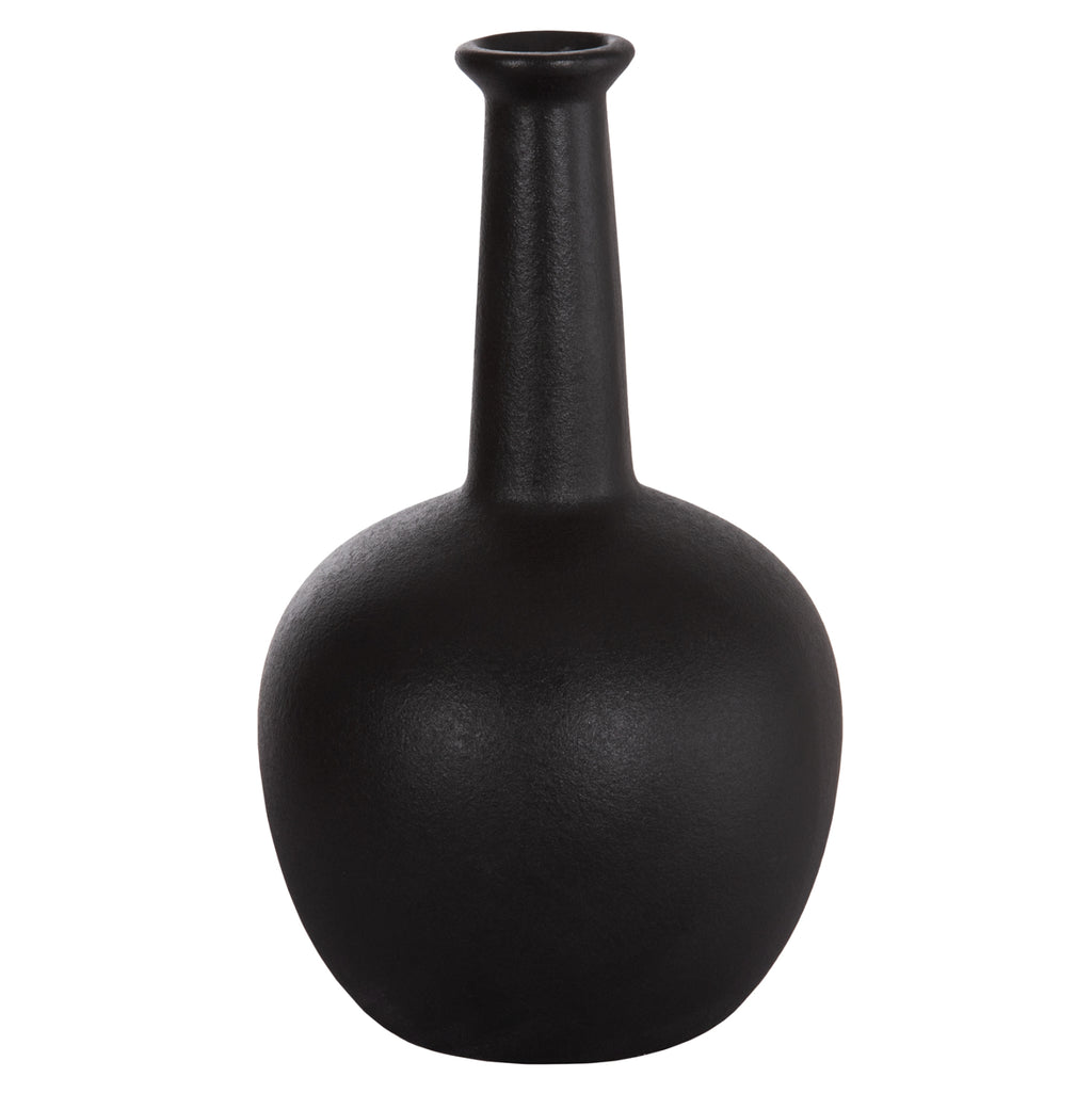 ΕΠΙΤΡΑΠΕΖΙΟ ΚΕΡΑΜΙΚΟ ΔΙΑΚΟΣΜΗΤΙΚΟ ELENDIL HM4593.02 ΜΑΥΡΟ ΜΑΤ 14,5x25Υεκ
