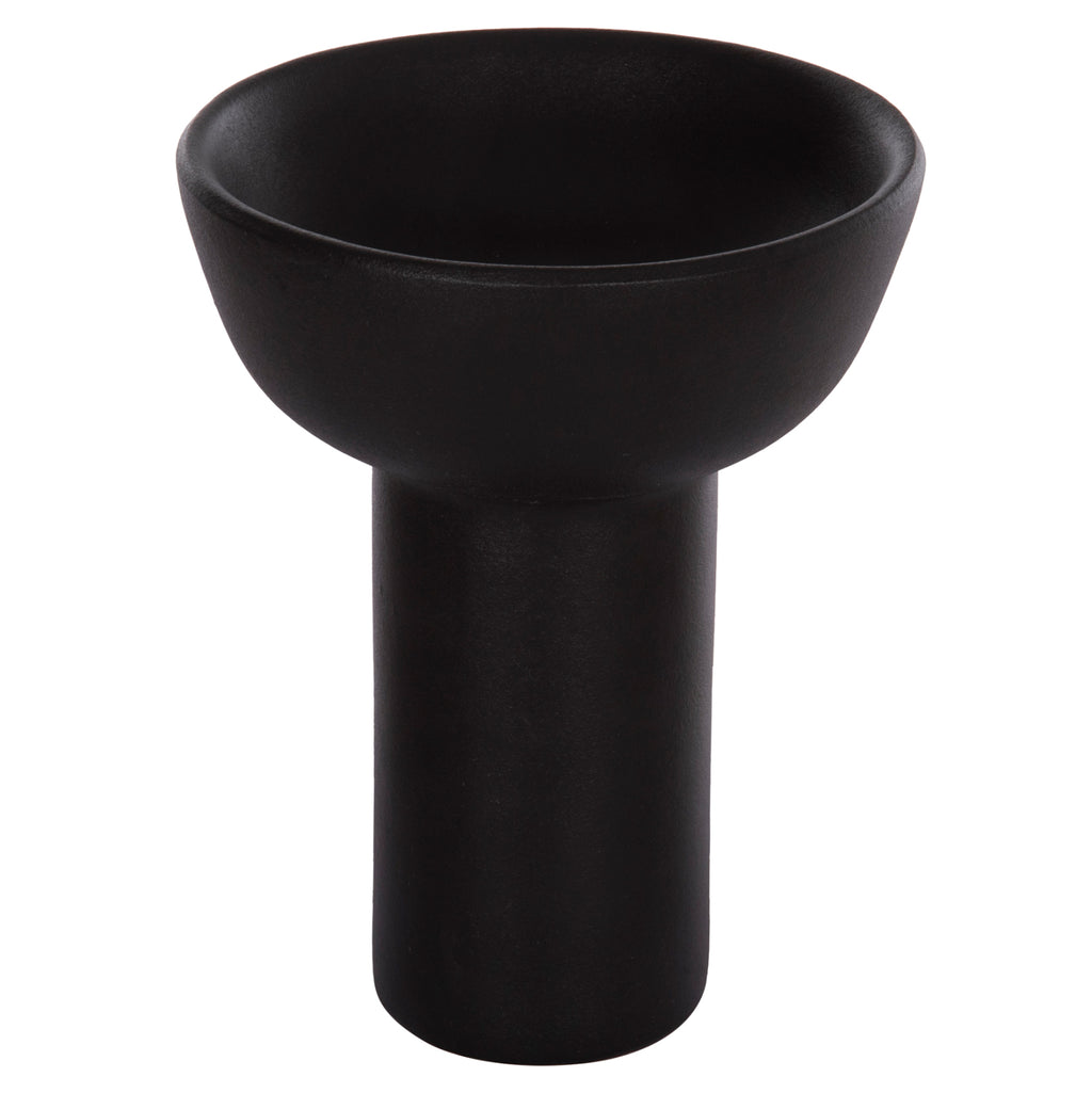 ΕΠΙΤΡΑΠΕΖΙΟ ΚΕΡΑΜΙΚΟ ΔΙΑΚΟΣΜΗΤΙΚΟ ELENDIL HM4603.02 ΜΑΥΡΟ ΜΑΤ Φ20x26.5Υεκ