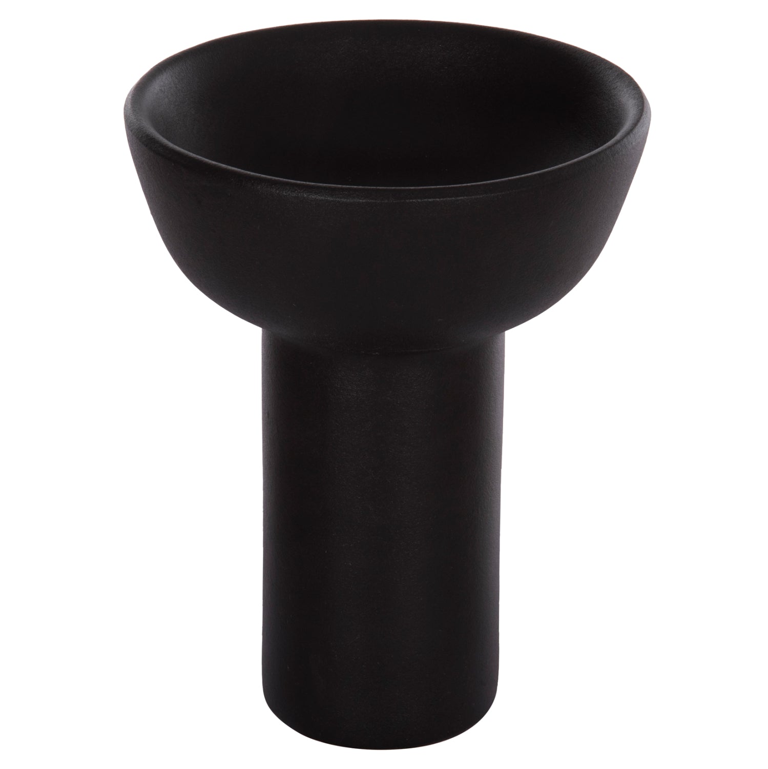 ΕΠΙΤΡΑΠΕΖΙΟ ΚΕΡΑΜΙΚΟ ΔΙΑΚΟΣΜΗΤΙΚΟ ELENDIL HM4603.02 ΜΑΥΡΟ ΜΑΤ Φ20x26.5Υεκ