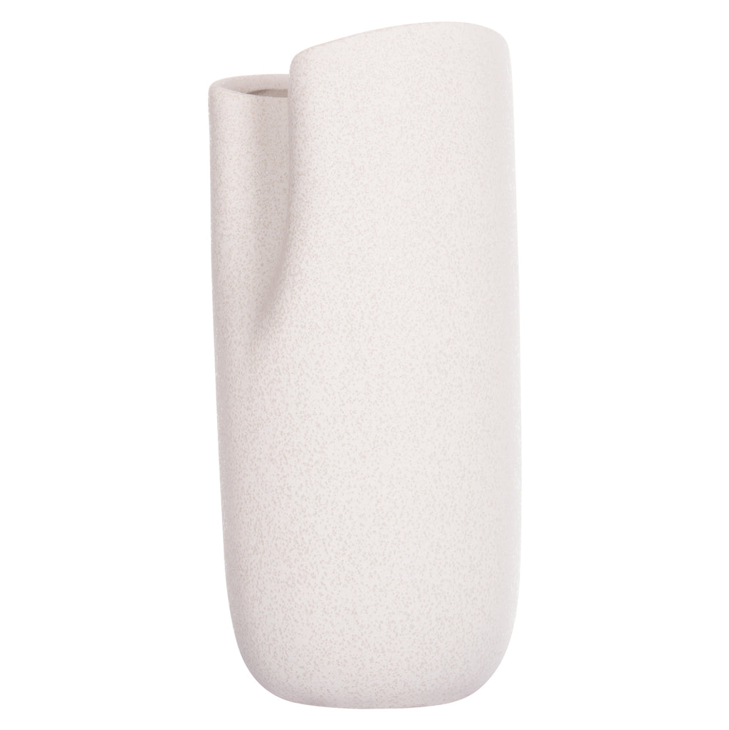 ΕΠΙΤΡΑΠΕΖΙΟ ΚΕΡΑΜΙΚΟ ΔΙΑΚΟΣΜΗΤΙΚΟ GLAZE HM4606.01 ΚΡΥΣΤΑΛΛΙΚΟ ΥΠΟΛΕΥΚΟ 17x16,5x37Υεκ