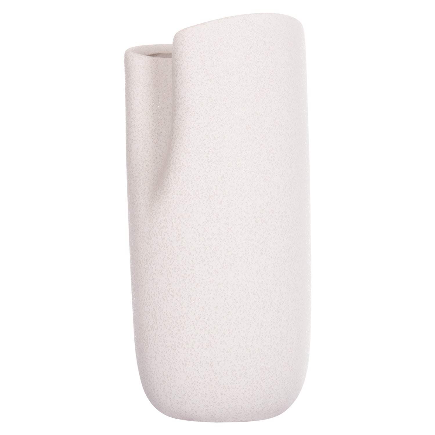 ΕΠΙΤΡΑΠΕΖΙΟ ΚΕΡΑΜΙΚΟ ΔΙΑΚΟΣΜΗΤΙΚΟ GLAZE HM4606.01 ΚΡΥΣΤΑΛΛΙΚΟ ΥΠΟΛΕΥΚΟ 17x16,5x37Υεκ