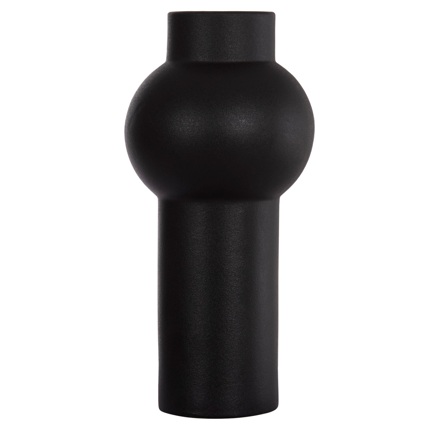 ΕΠΙΤΡΑΠΕΖΙΟ ΚΕΡΑΜΙΚΟ ΔΙΑΚΟΣΜΗΤΙΚΟ SCEPTER HM4605.02 ΜΑΥΡΟ ΜΑΤ Φ15x30Υ εκ.