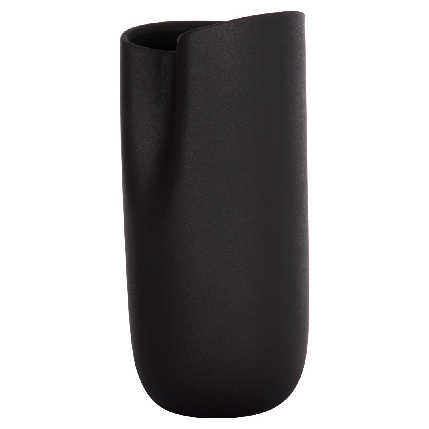 ΕΠΙΤΡΑΠΕΖΙΟ ΚΕΡΑΜΙΚΟ ΔΙΑΚΟΣΜΗΤΙΚΟ GLAZE HM4606.02 ΜΑΥΡΟ ΜΑΤ 17x16,5x37Υεκ
