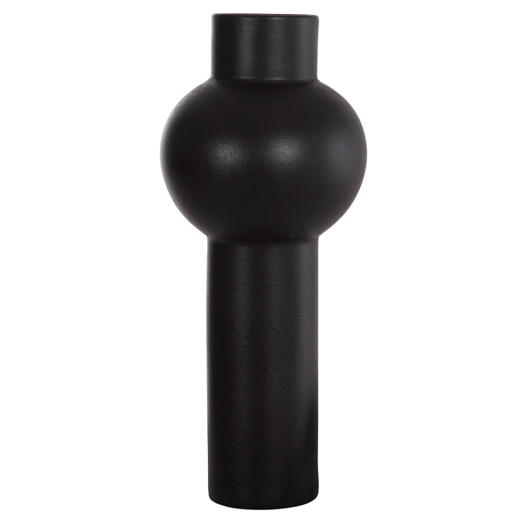 ΕΠΙΤΡΑΠΕΖΙΟ ΚΕΡΑΜΙΚΟ ΔΙΑΚΟΣΜΗΤΙΚΟ SCEPTER HM4604.02 ΜΑΥΡΟ ΜΑΤ Φ17x39Υεκ