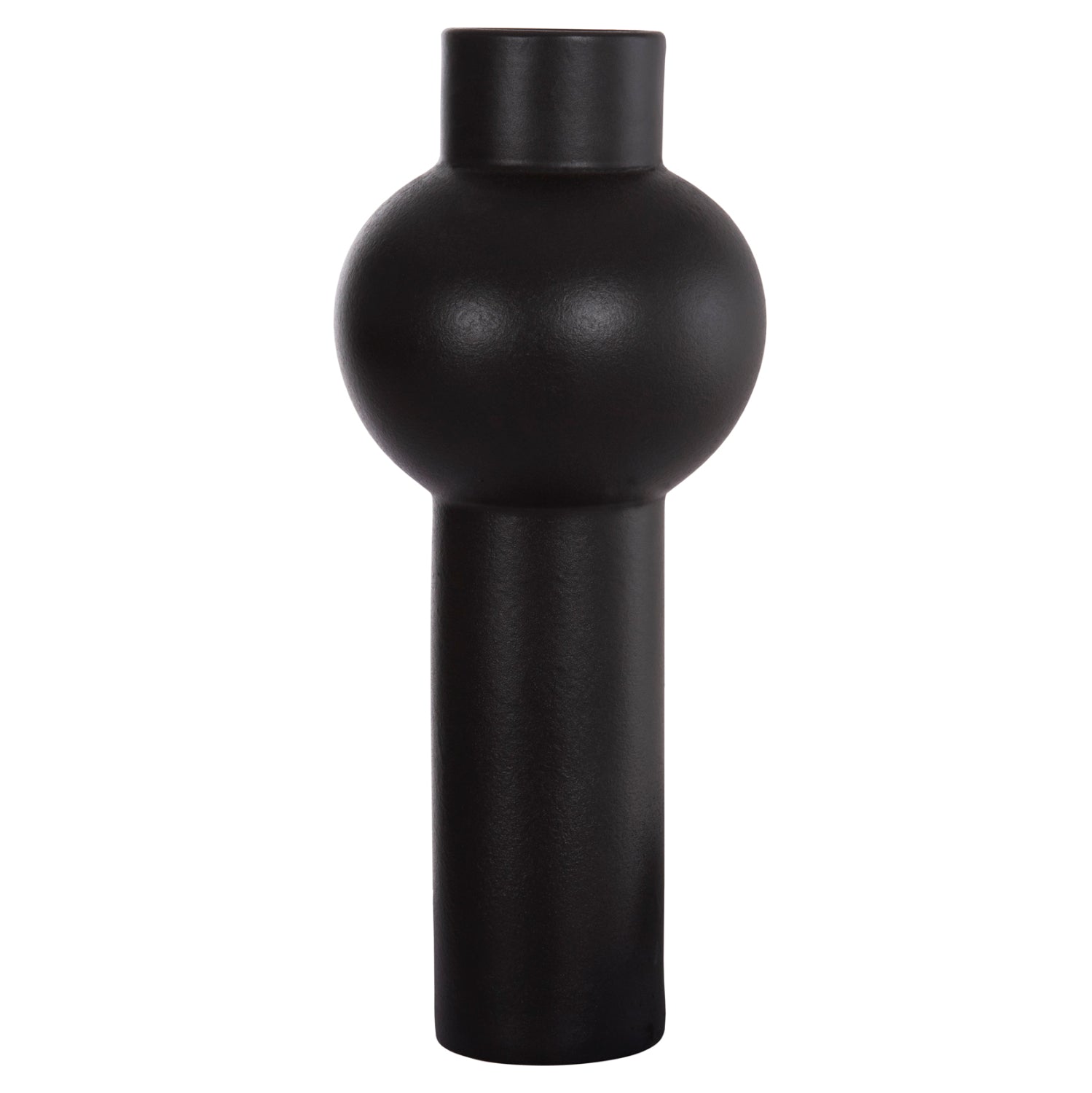 ΕΠΙΤΡΑΠΕΖΙΟ ΚΕΡΑΜΙΚΟ ΔΙΑΚΟΣΜΗΤΙΚΟ SCEPTER HM4604.02 ΜΑΥΡΟ ΜΑΤ Φ17x39Υεκ