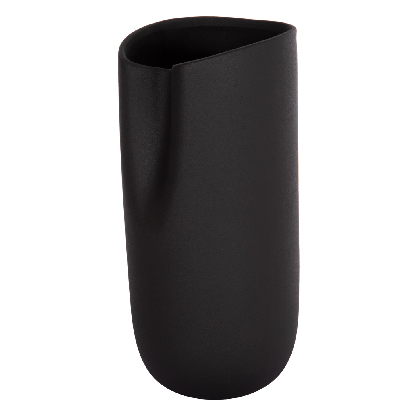 ΕΠΙΤΡΑΠΕΖΙΟ ΚΕΡΑΜΙΚΟ ΔΙΑΚΟΣΜΗΤΙΚΟ GLAZE HM4606.02 ΜΑΥΡΟ ΜΑΤ 17x16,5x37Υεκ