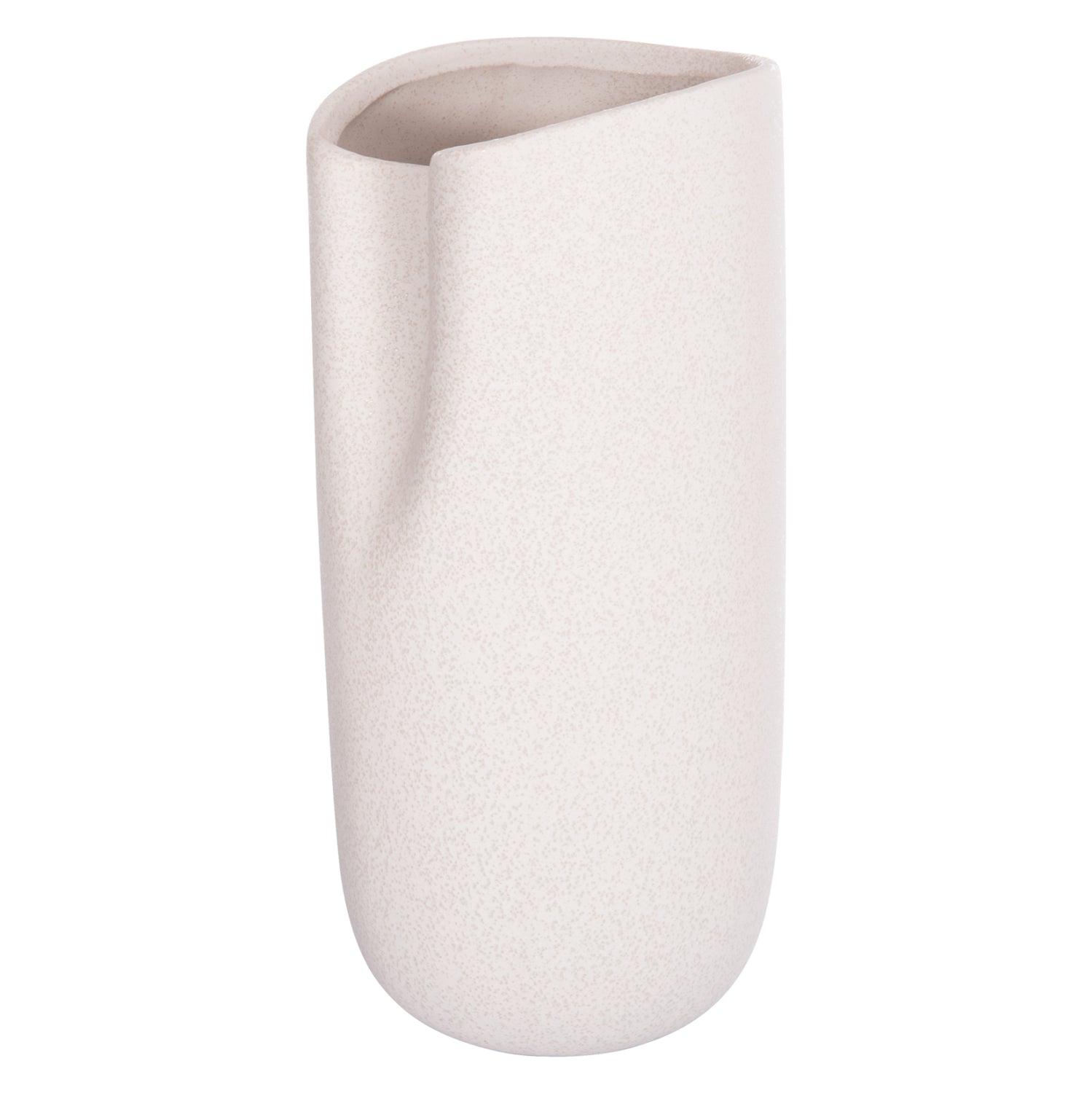 ΕΠΙΤΡΑΠΕΖΙΟ ΚΕΡΑΜΙΚΟ ΔΙΑΚΟΣΜΗΤΙΚΟ GLAZE HM4606.01 ΚΡΥΣΤΑΛΛΙΚΟ ΥΠΟΛΕΥΚΟ 17x16,5x37Υεκ