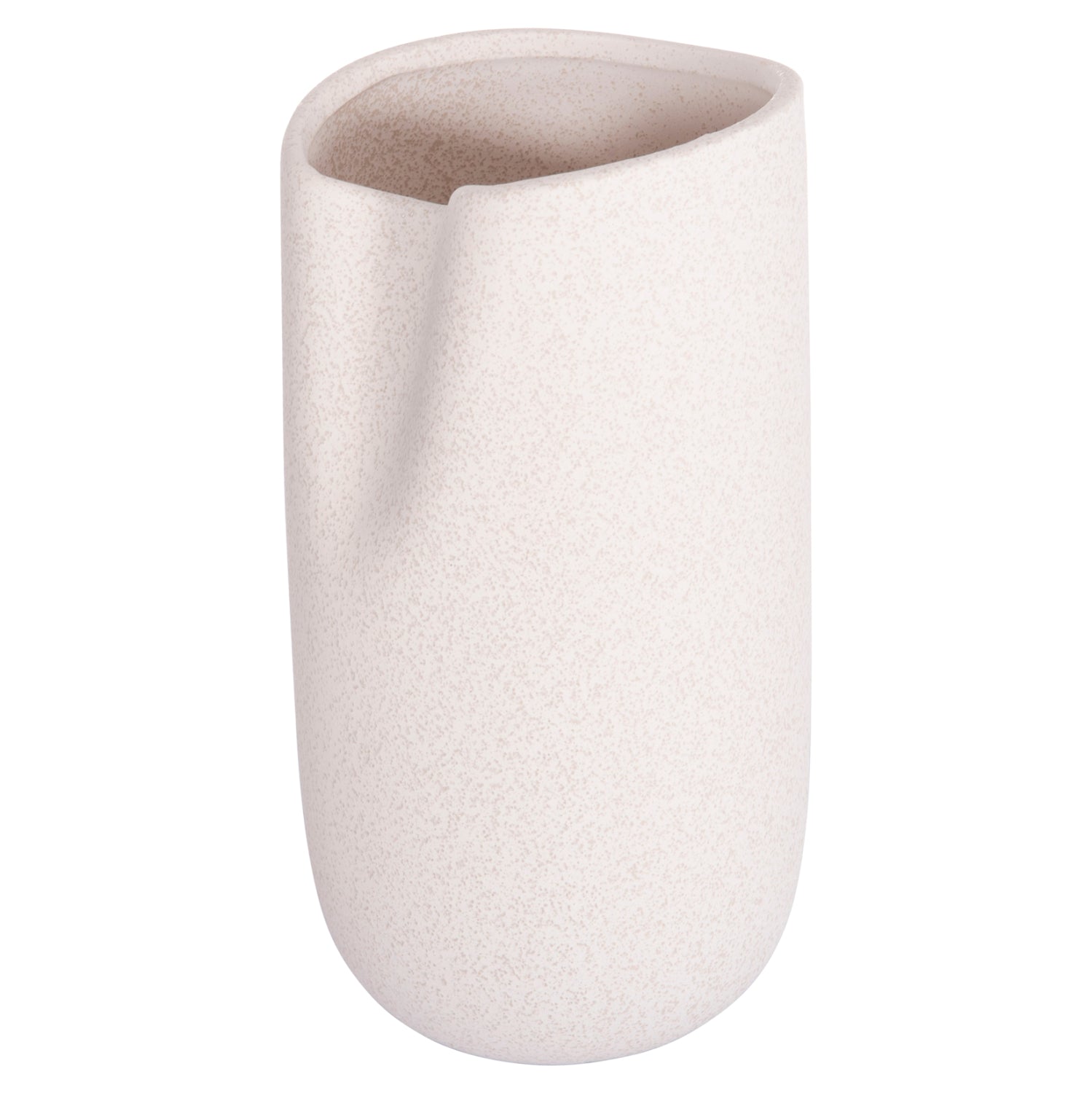 ΕΠΙΤΡΑΠΕΖΙΟ ΚΕΡΑΜΙΚΟ ΔΙΑΚΟΣΜΗΤΙΚΟ GLAZE HM4607.01 ΥΠΟΛΕΥΚΟ ΚΡΥΣΤΑΛΛΙΚΟ 15x15x30Υεκ