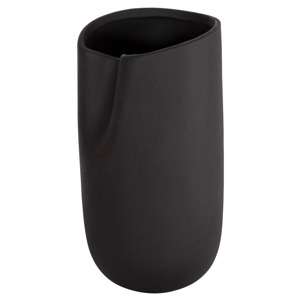 ΕΠΙΤΡΑΠΕΖΙΟ ΚΕΡΑΜΙΚΟ ΔΙΑΚΟΣΜΗΤΙΚΟ GLAZE HM4607.02 ΜΑΥΡΟ ΜΑΤ 15x15x30Υεκ