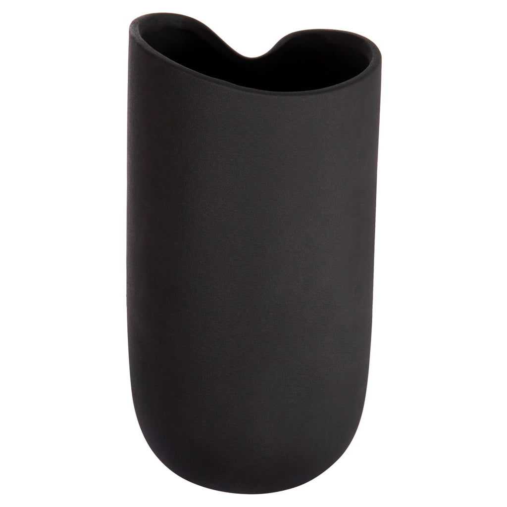 ΕΠΙΤΡΑΠΕΖΙΟ ΚΕΡΑΜΙΚΟ ΔΙΑΚΟΣΜΗΤΙΚΟ GLAZE HM4607.02 ΜΑΥΡΟ ΜΑΤ 15x15x30Υεκ